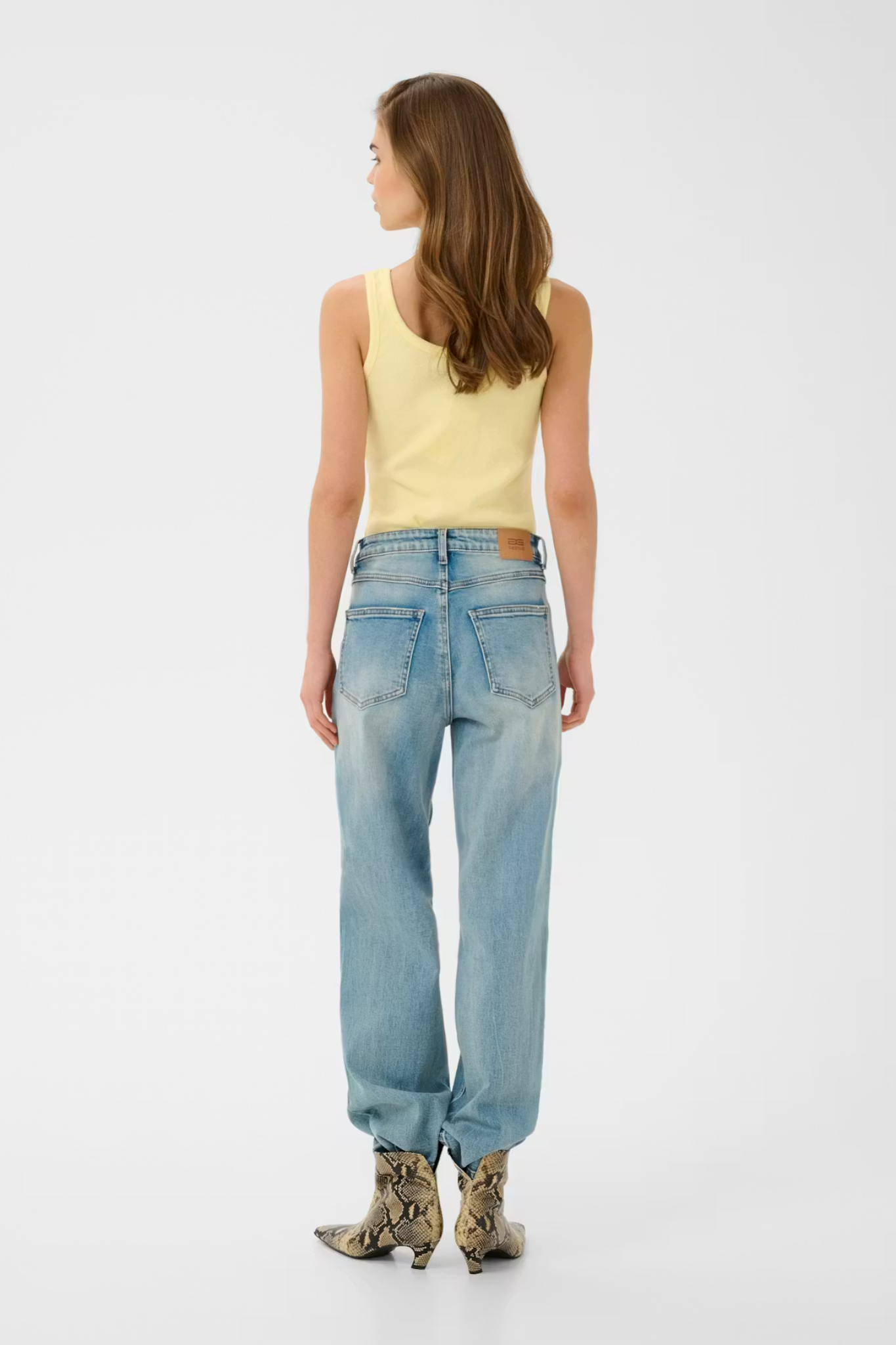 DREW LOG TANK TOP - YELLOW