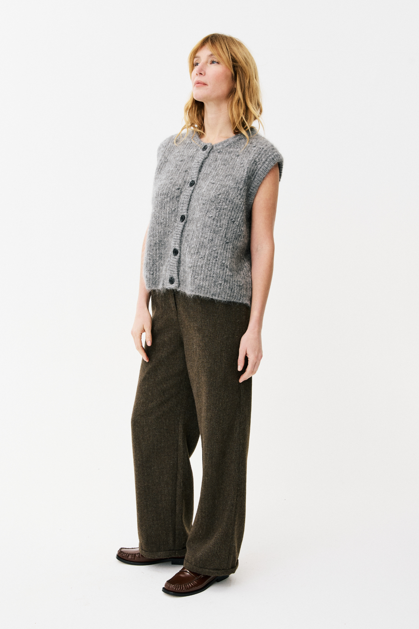 LEINA CARDIGAN - GREY
