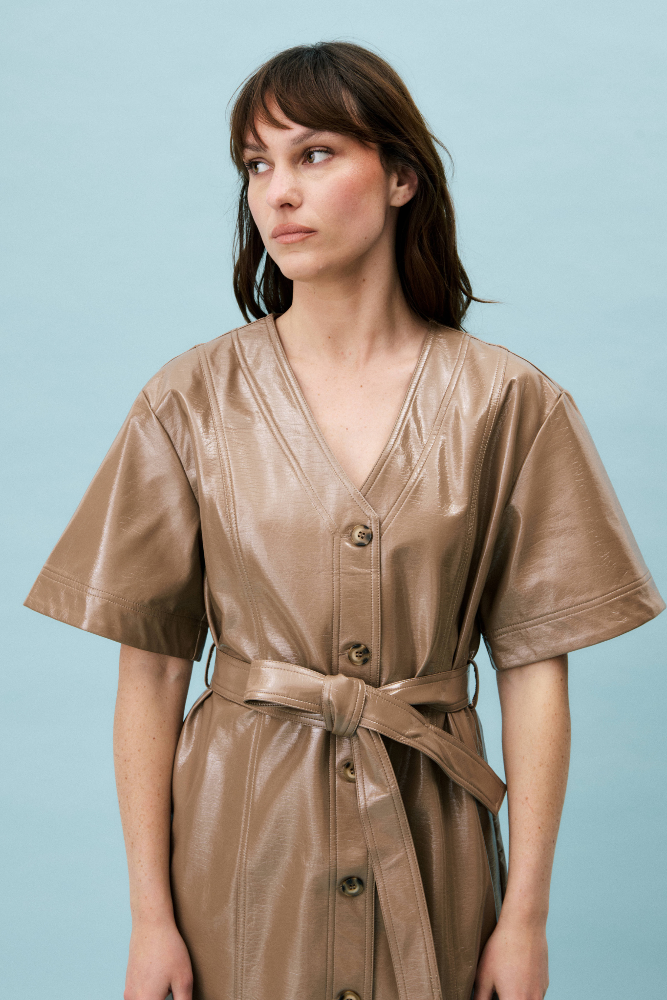 CERATINA DRESS - BEIGE