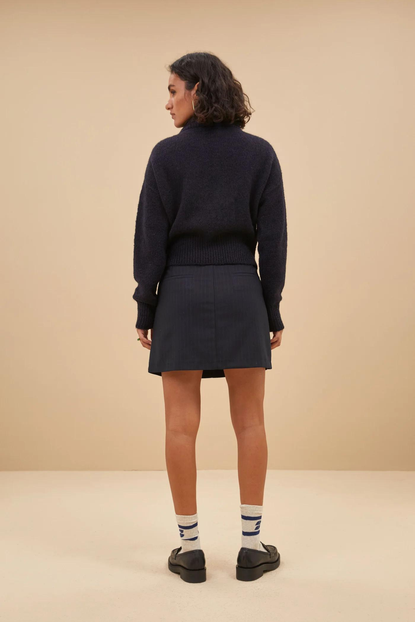BOXY BEAU PULLOVER - MIDNIGHT