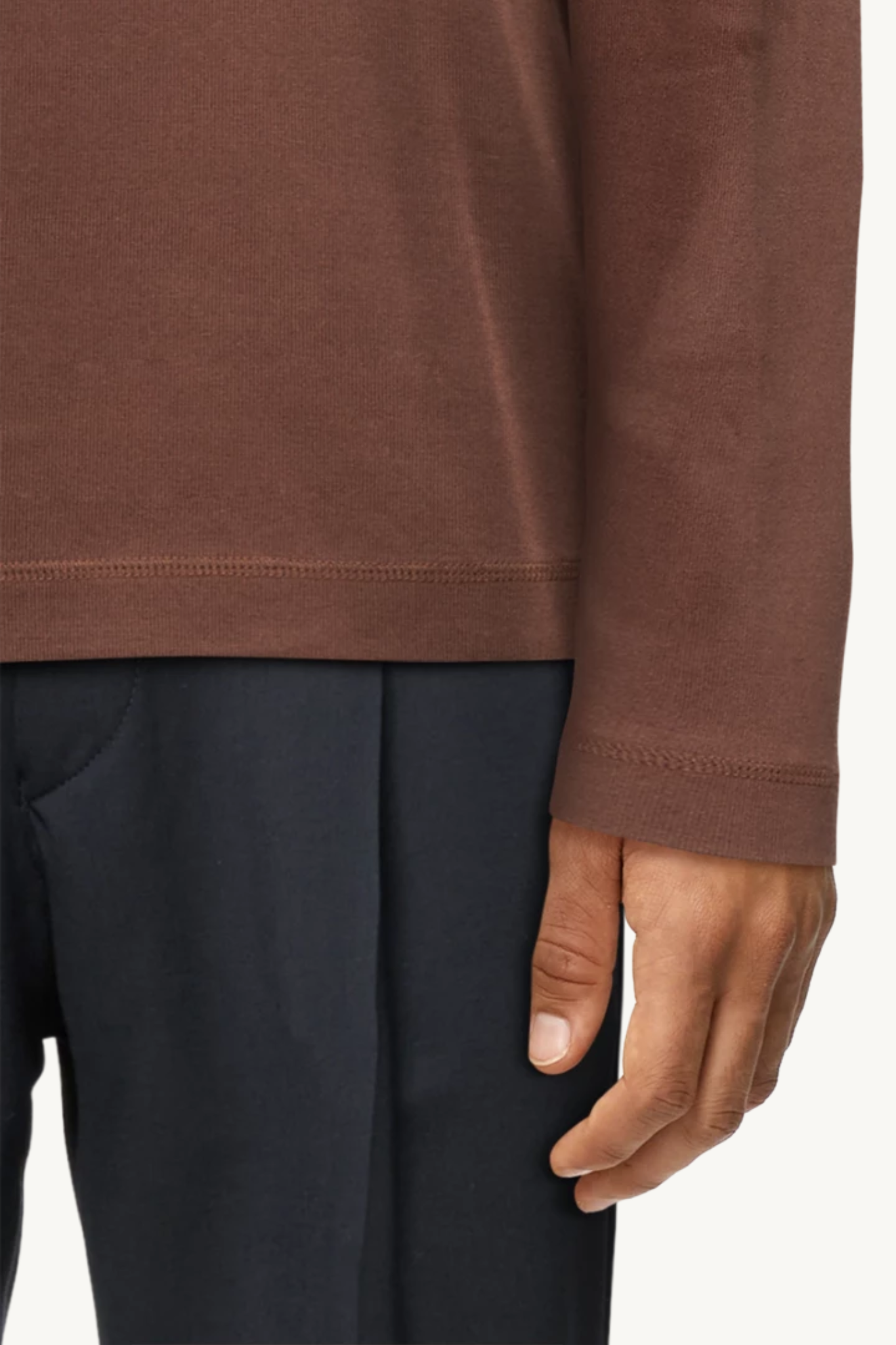 MORITZO 520199 SWEATSHIRT - BROWN