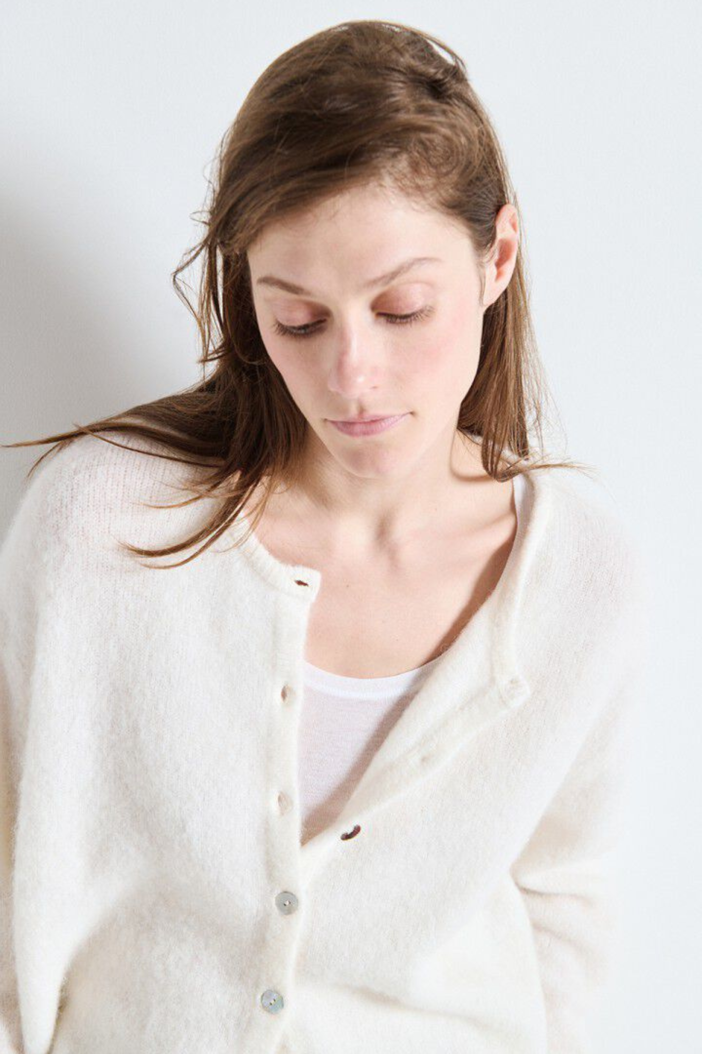 VITOW CARDIGAN - WHITE