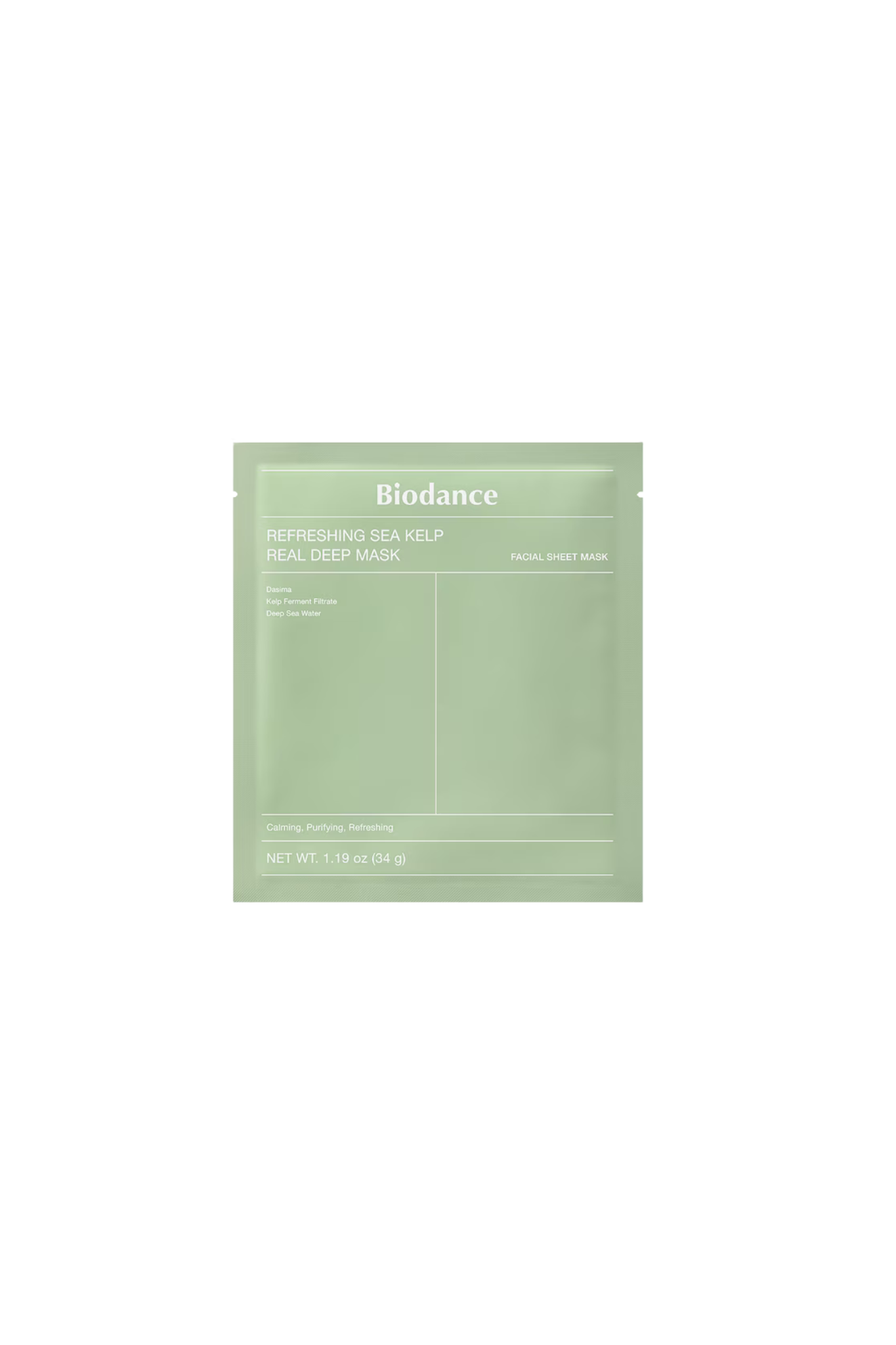 REFRESHING SEA KELP REAL DEEP MASK 1BOX (34G*4EA)