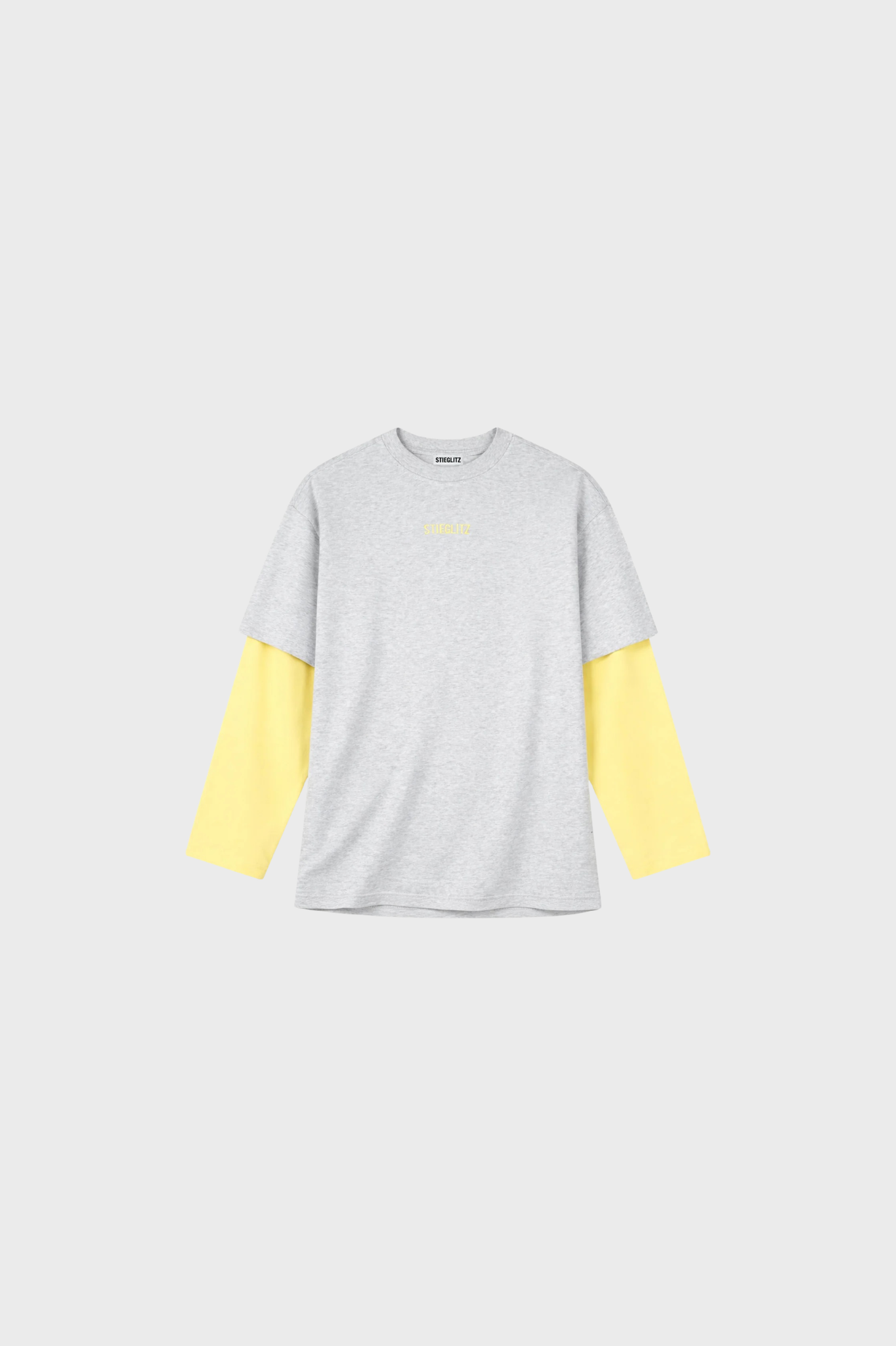 STAN SKATE DOUBLE LONGSLEEVE - YELLOW/GREY