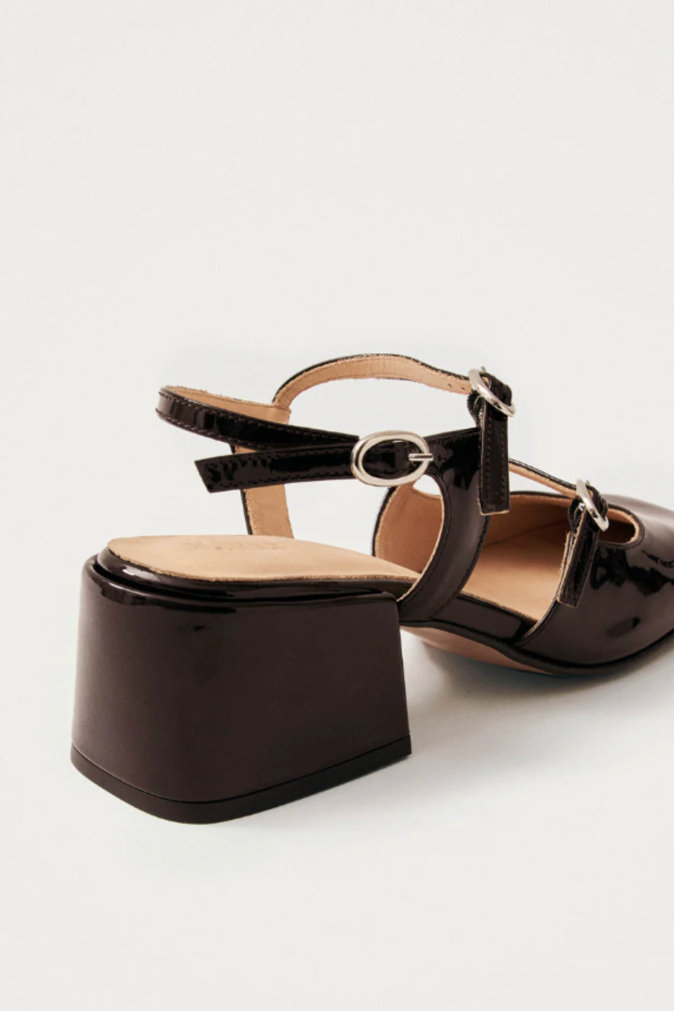 WITHNEE LEATHER PUMPS SHOES - ONIX BROWN