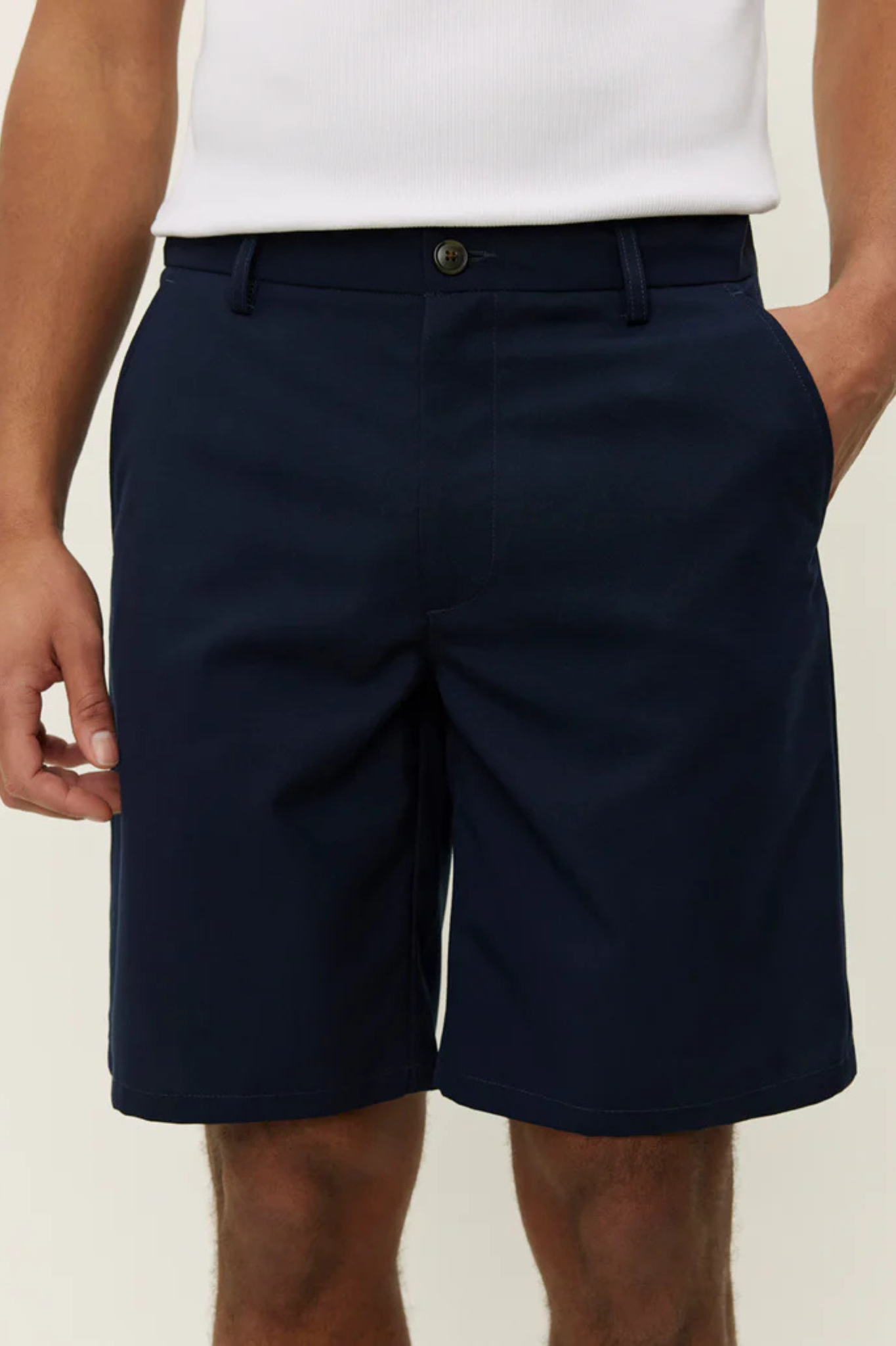 COMO REG SOLID SHORTS - DARK NAVY