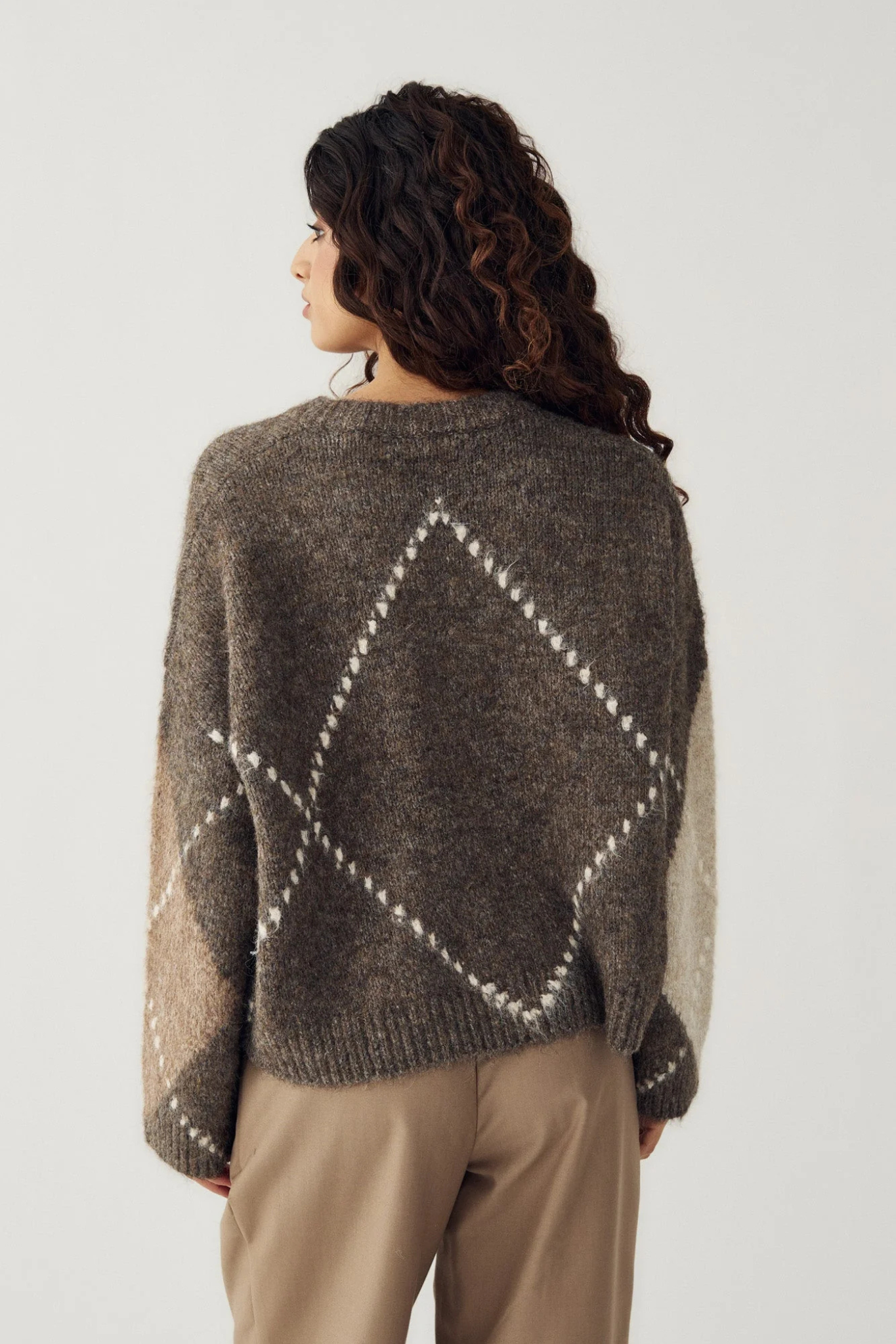 LAI KNIT - ASH BROWN MIX