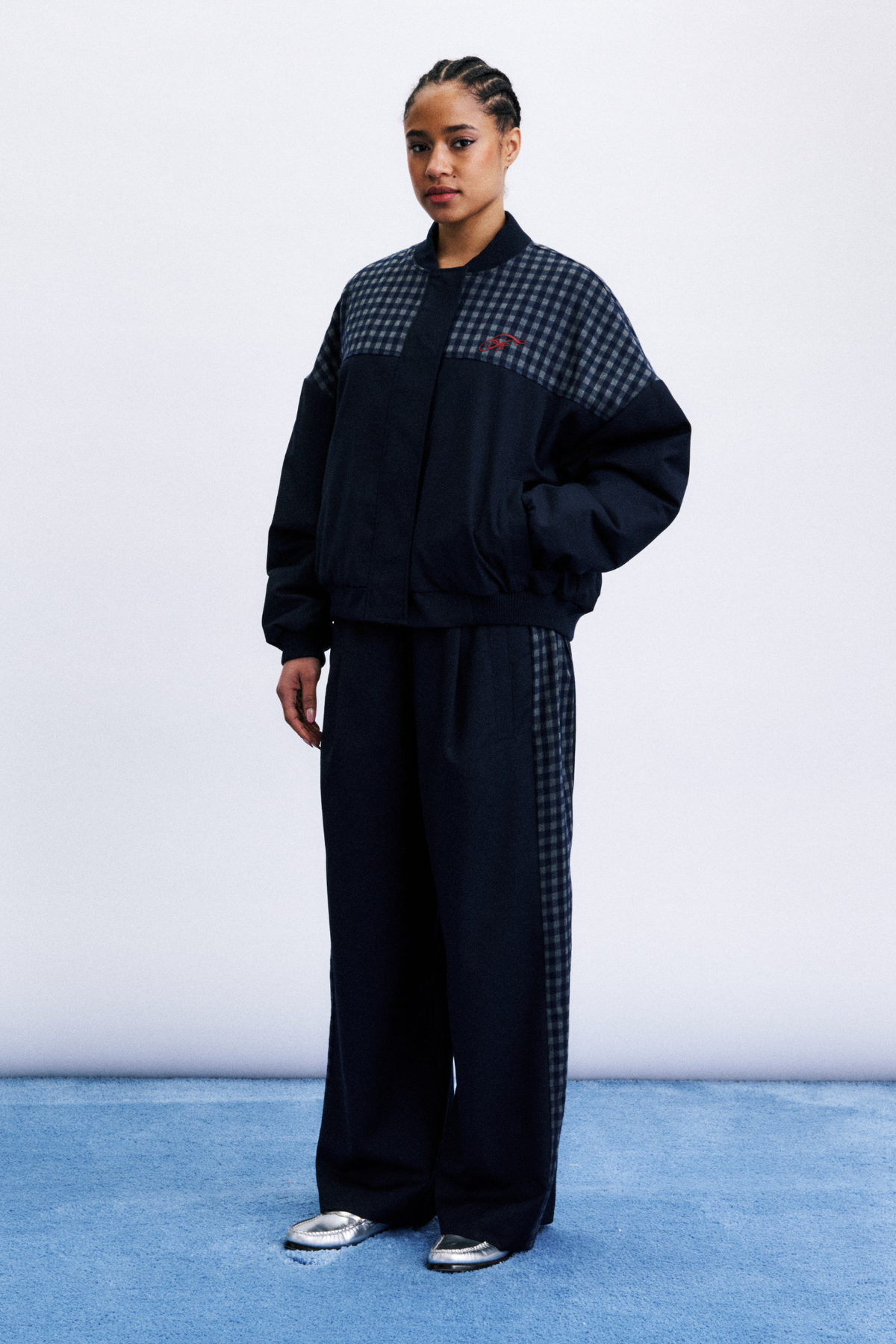HADONG BOMBER JACKET - BLUE MARINE