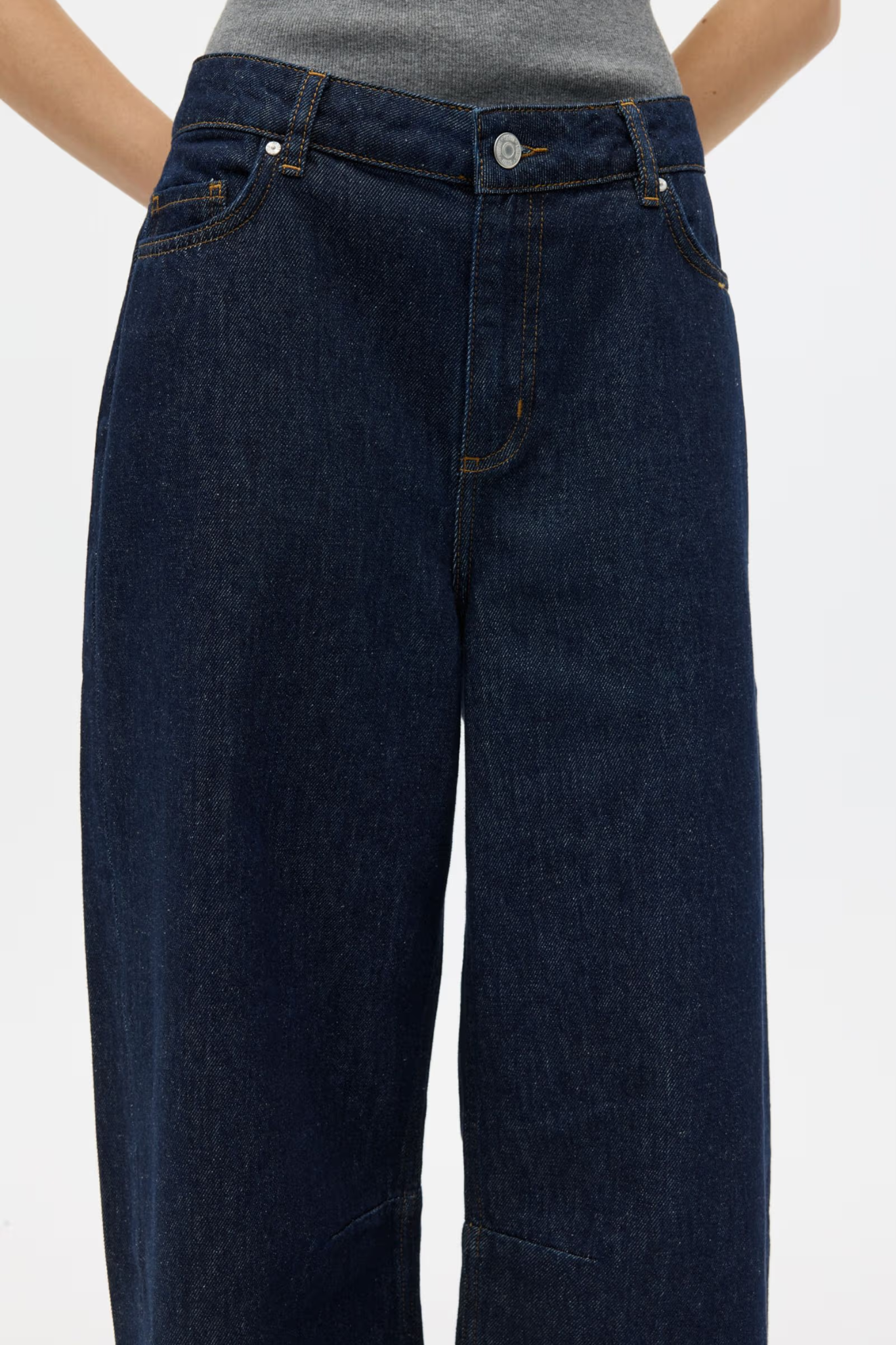 BILLIE CULOTTE JEANS - DARK BLUE RINSE