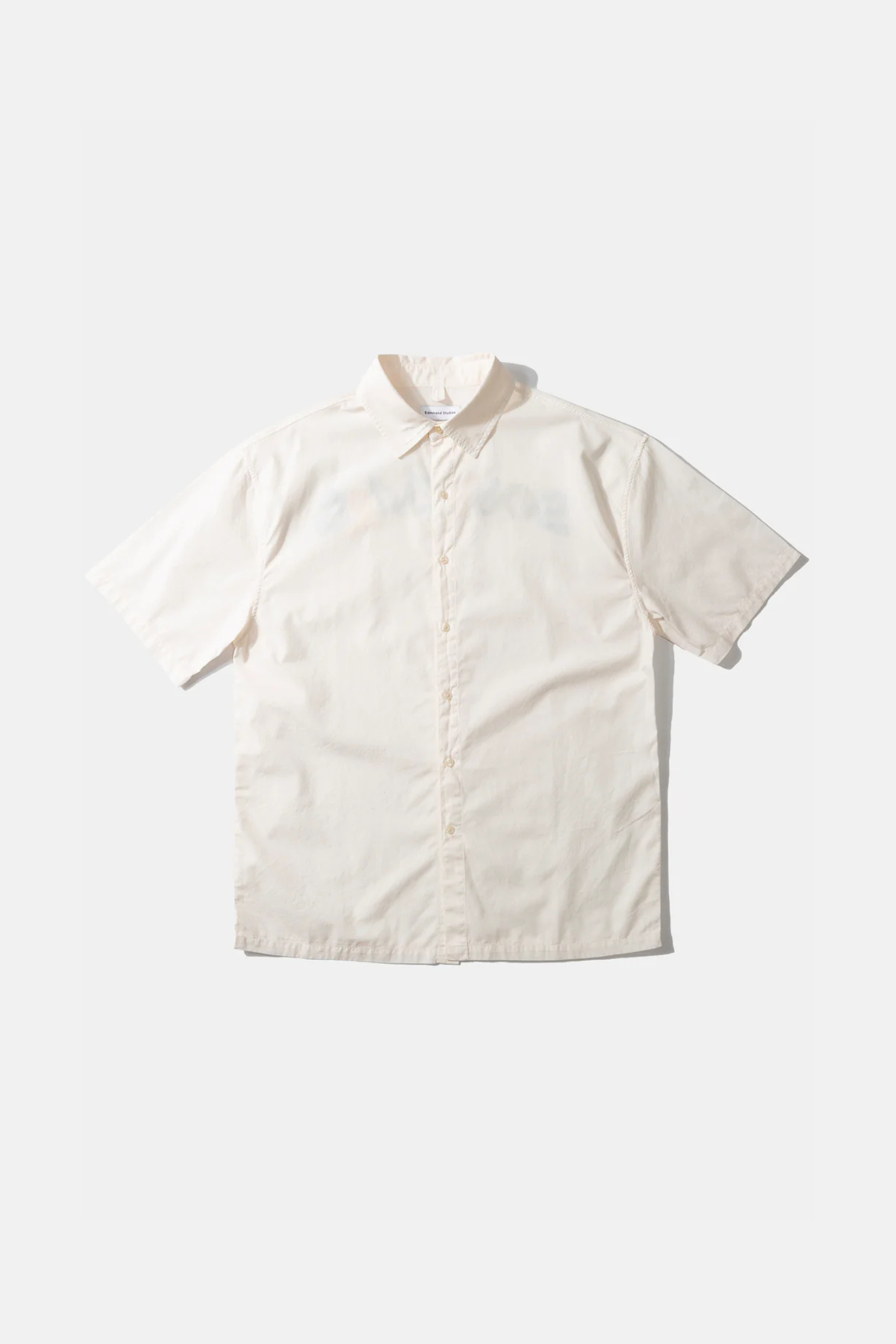 SOUVENIRS SHORT SLEEVE SHIRT - PLAIN OFF WHITE