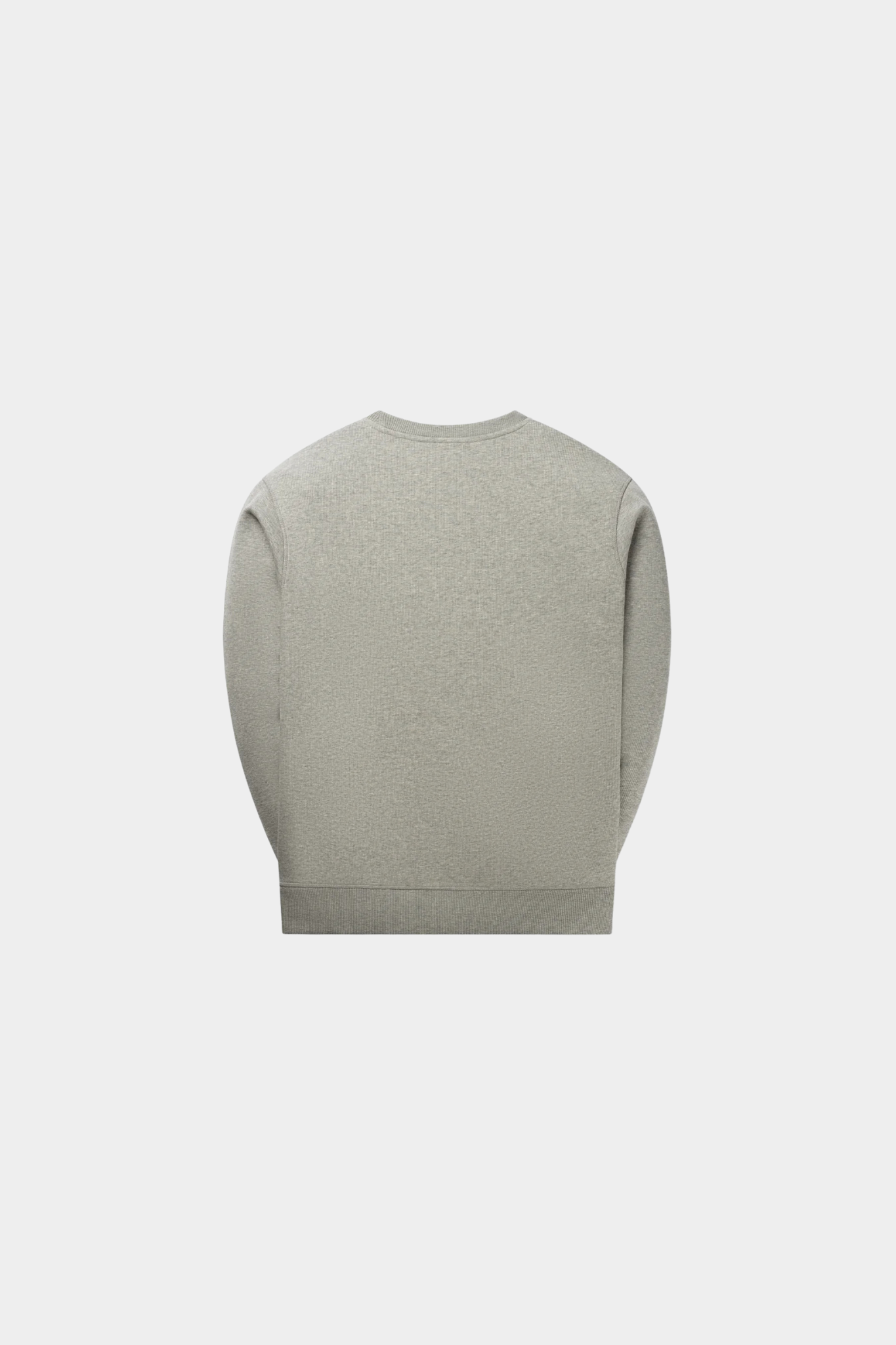 MONO RIB SWEATER - GREY MELANGE