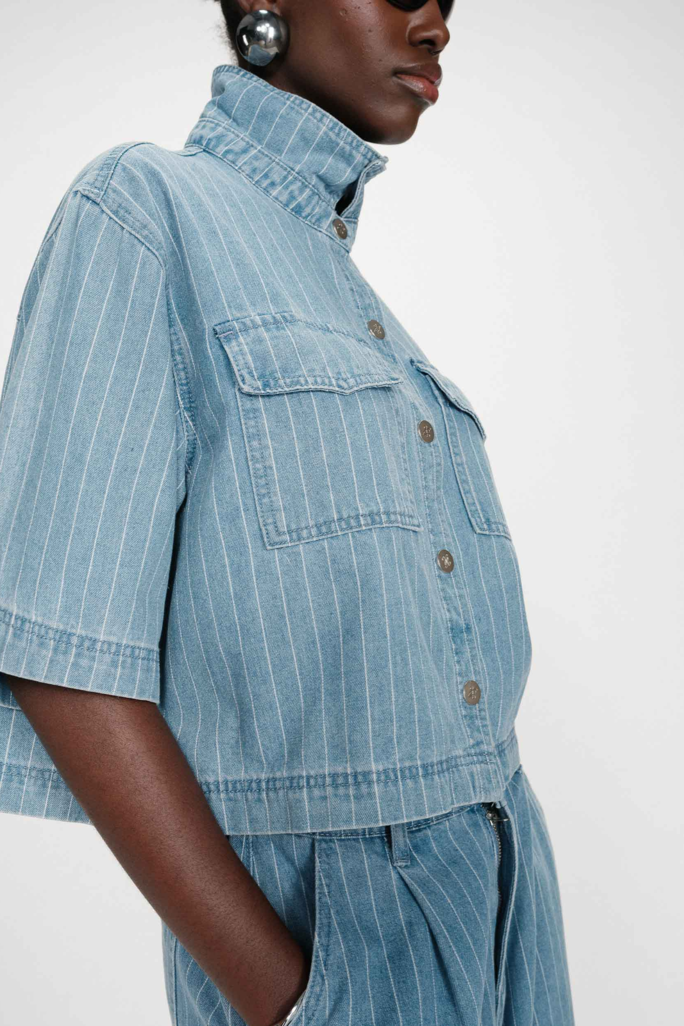 VITA SHIRT - STRIPED BLUE