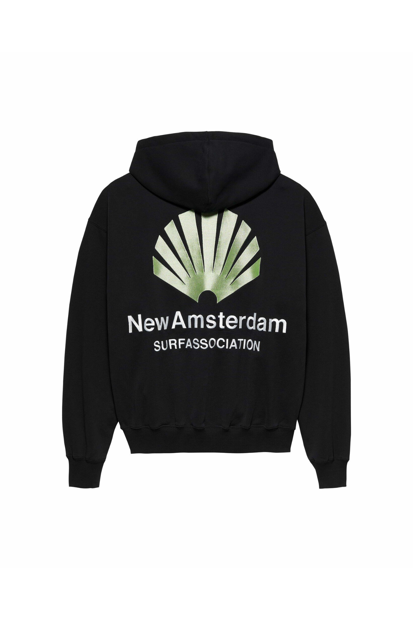 LOGO HOODIE - BLACK/ALMOST AQUA