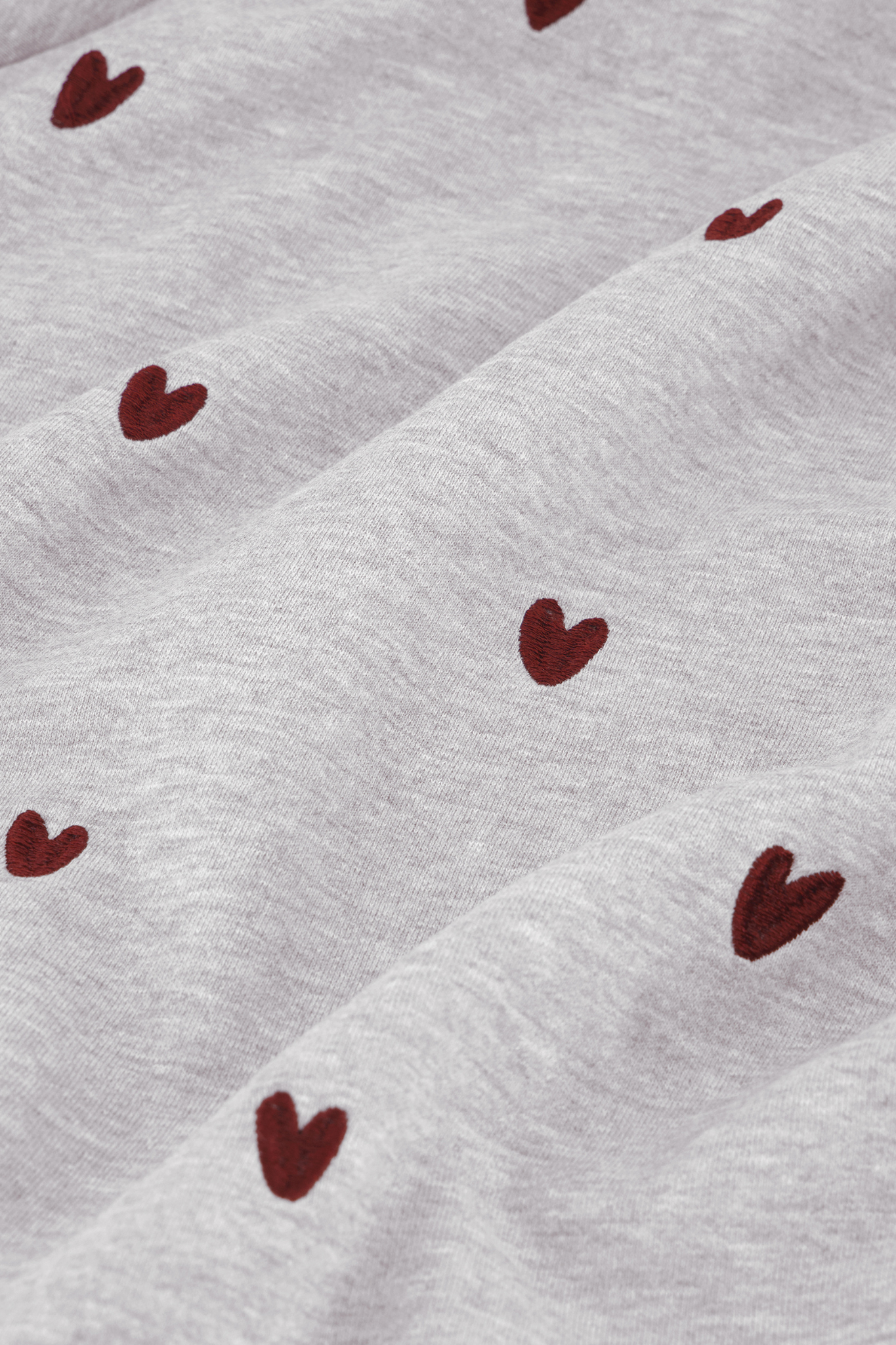DINA SWEATER - GREY RED MELANGE
