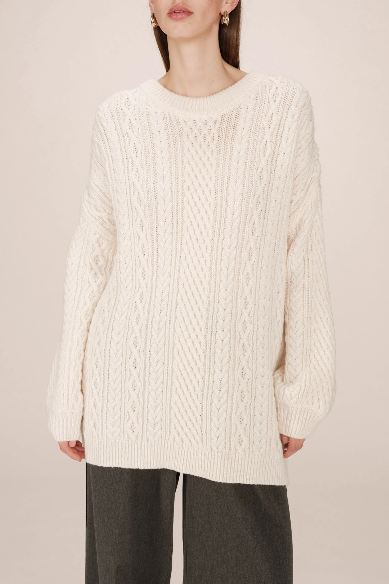 SAVERIO SWEATER - ECRU