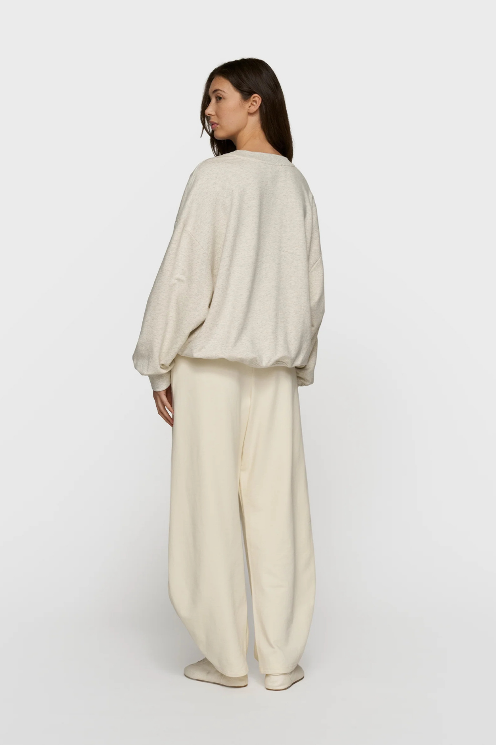 10DAYS SWEATER - SOFT WHITE MELEE