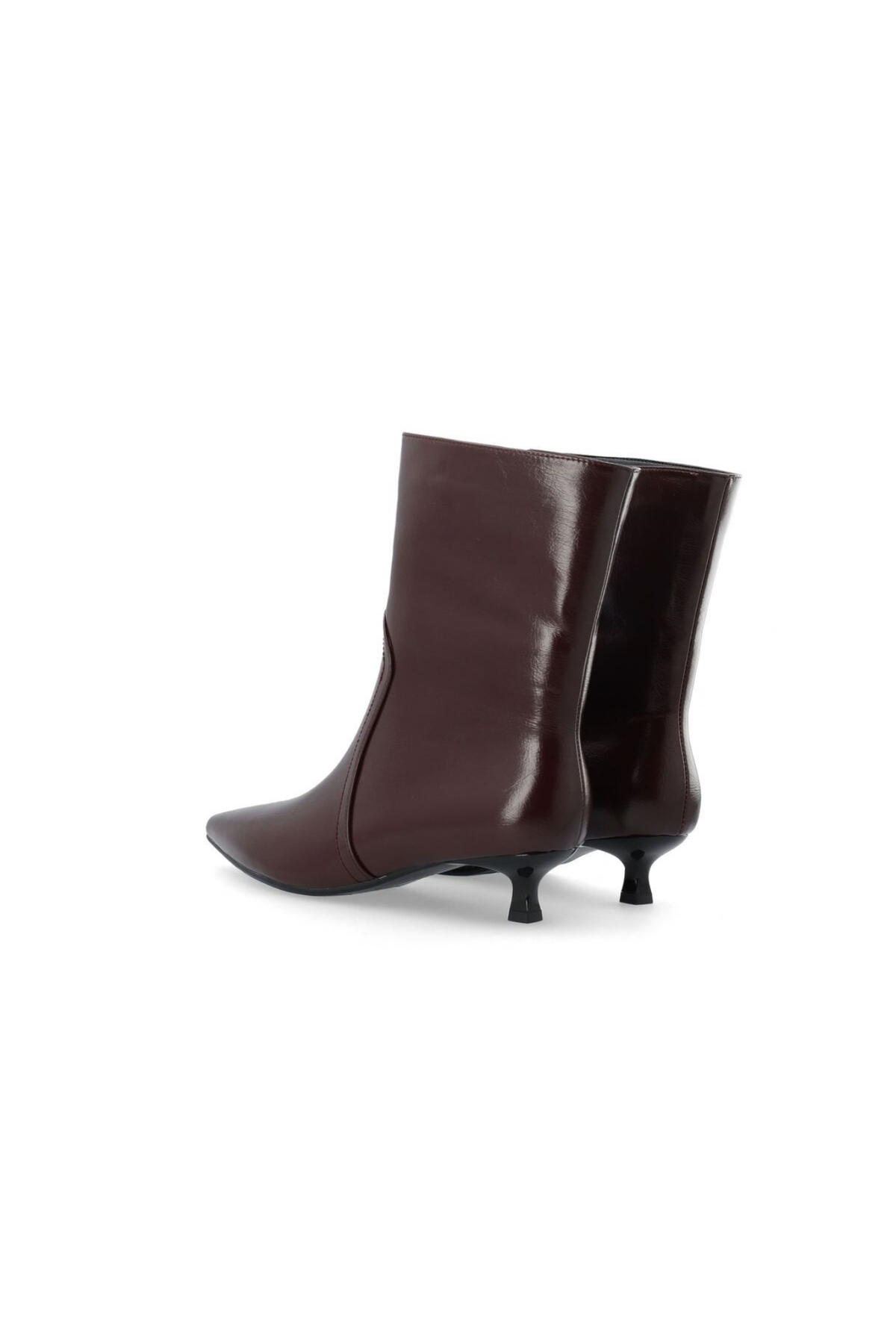 JESSICA ZIP BOOTS - BURGUNDY