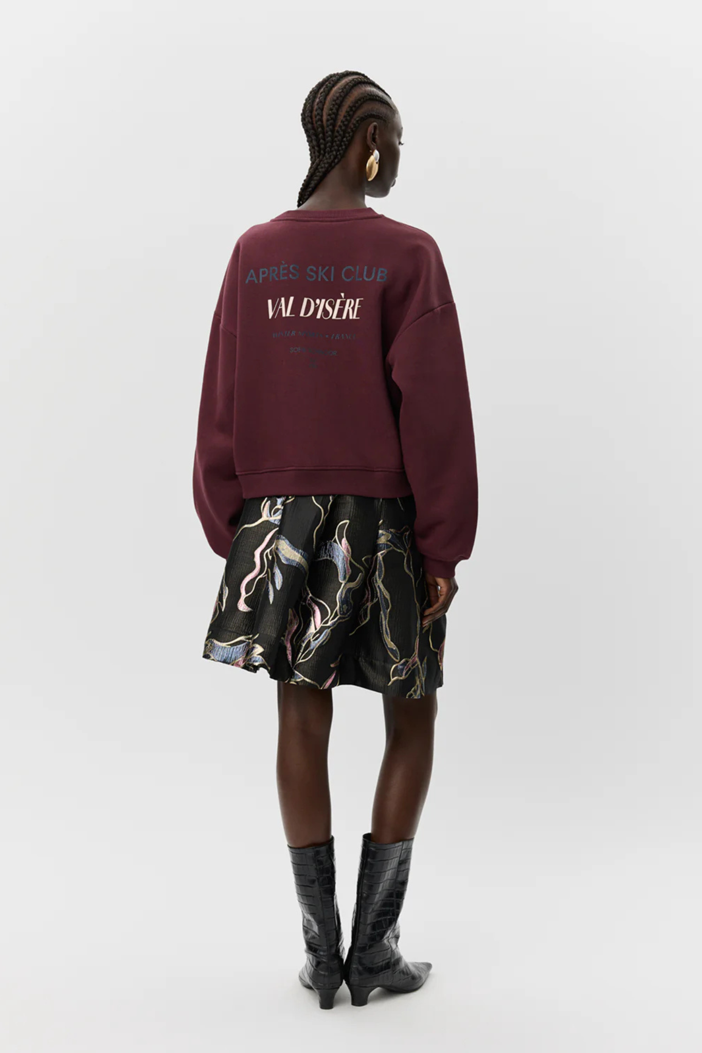 ELIN SWEATSHIRT - PLUM