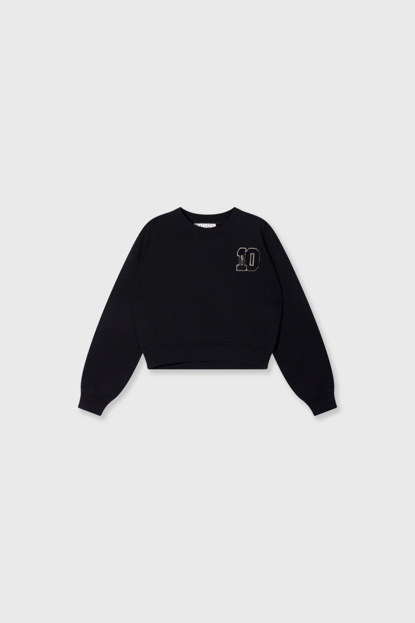 CROPPED SWEATER 10 - BLACK