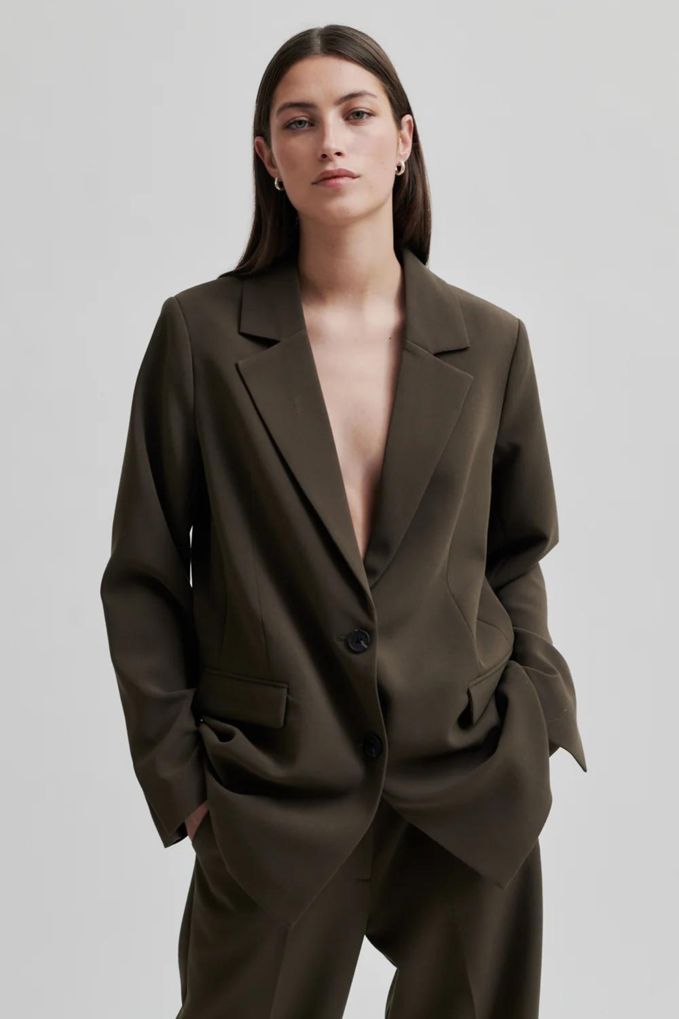 EVIE CLASSIC BLAZER - TURKISH COFFEE