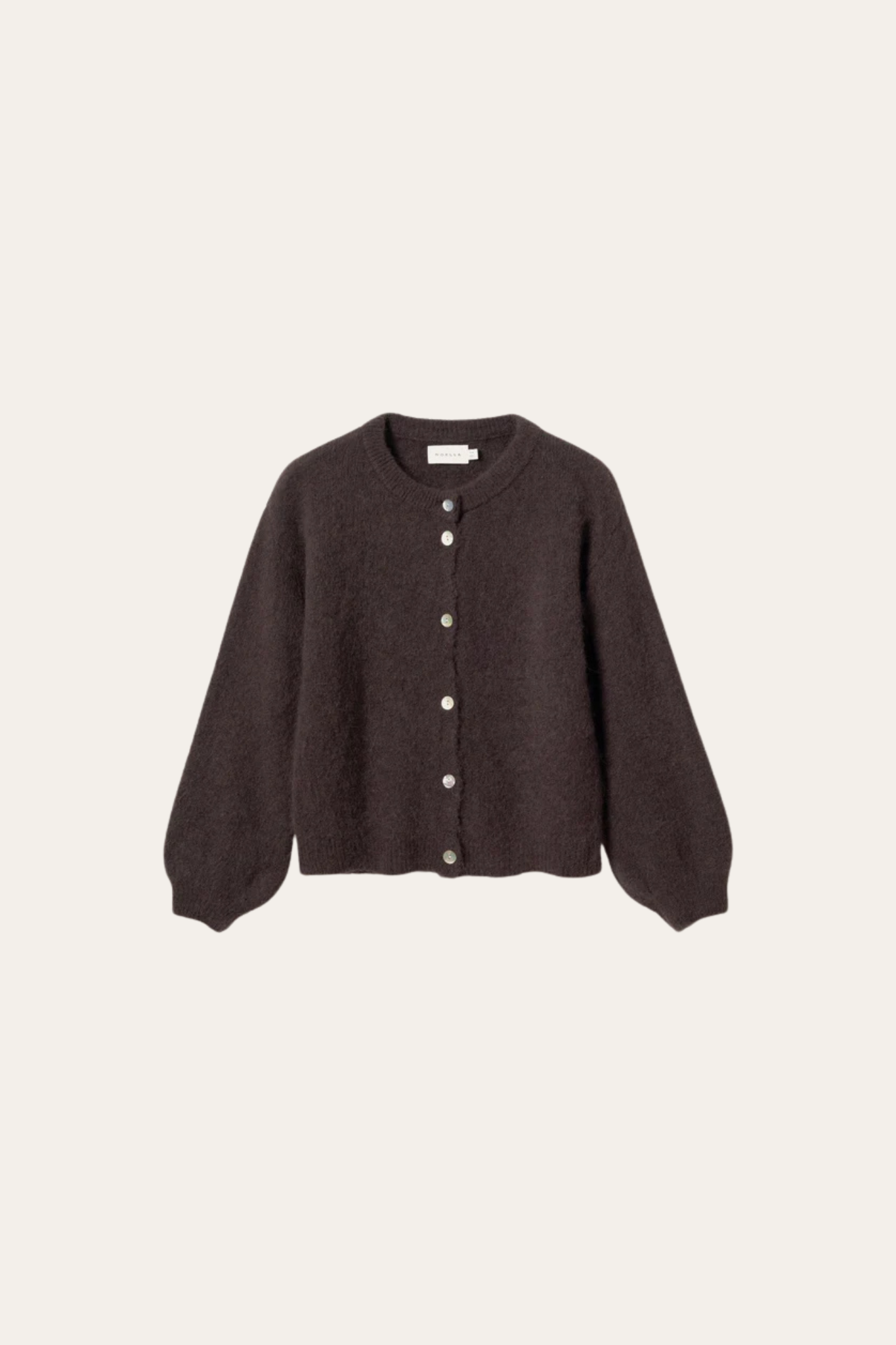 KAE KNIT CARDIGAN - CHOCOLATE