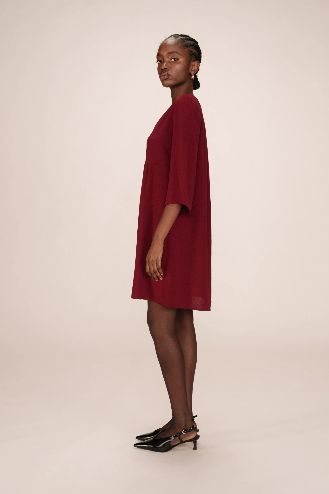 SUSANA DRESS - BORDEAUX