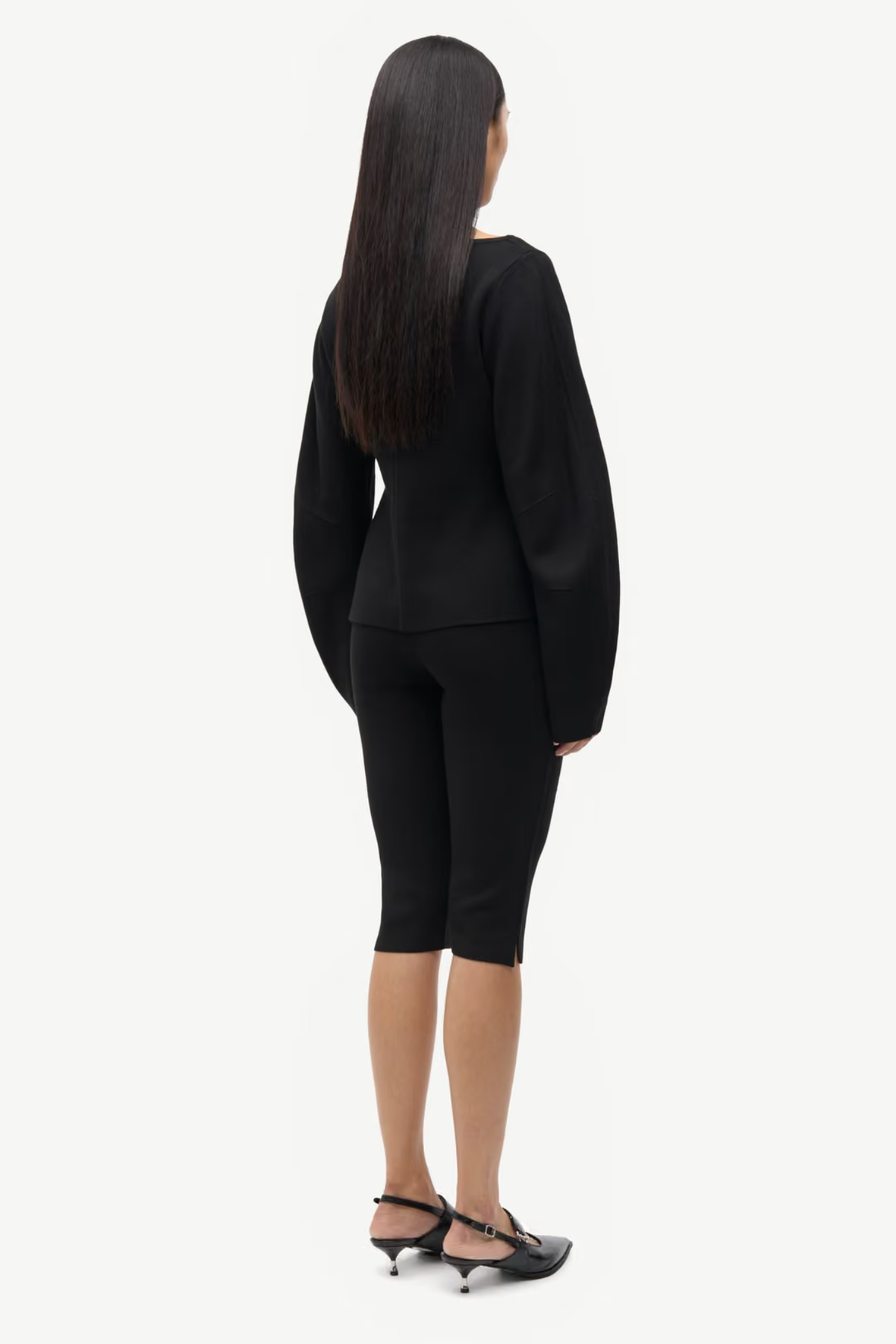 ALLY CARDIGAN JACKET - BLACK