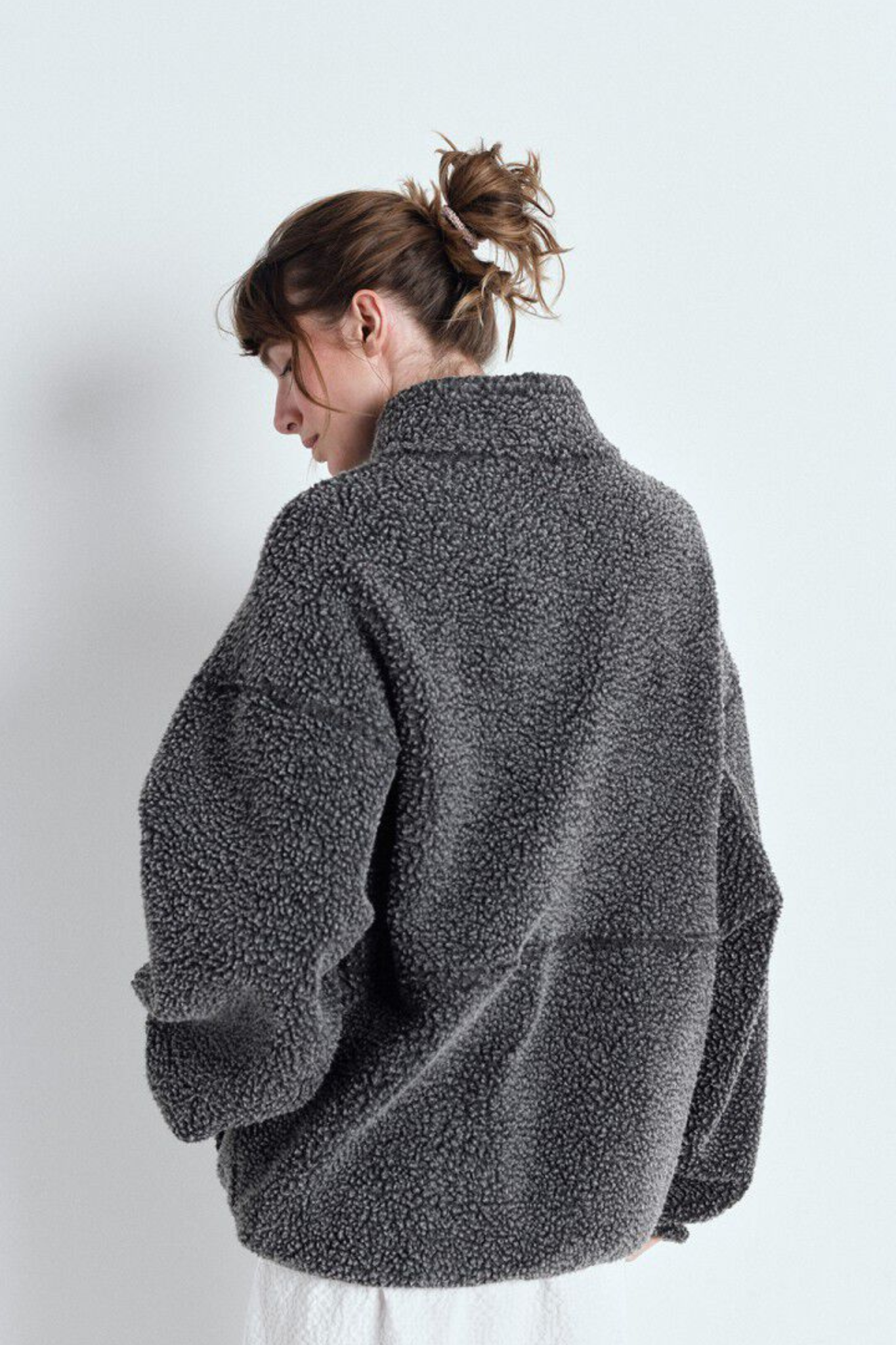 HOKTOWN JACKET  - CHARCOAL MELANGE