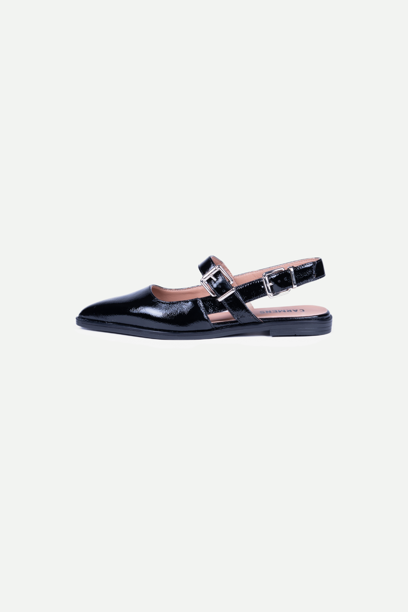 SWAY BUCKLE SHOES - BLACK