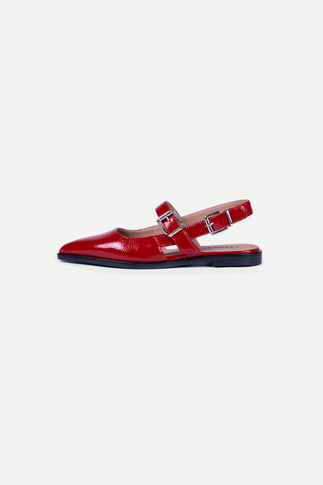 SWAY BUCKLE SHOES - CREMISI