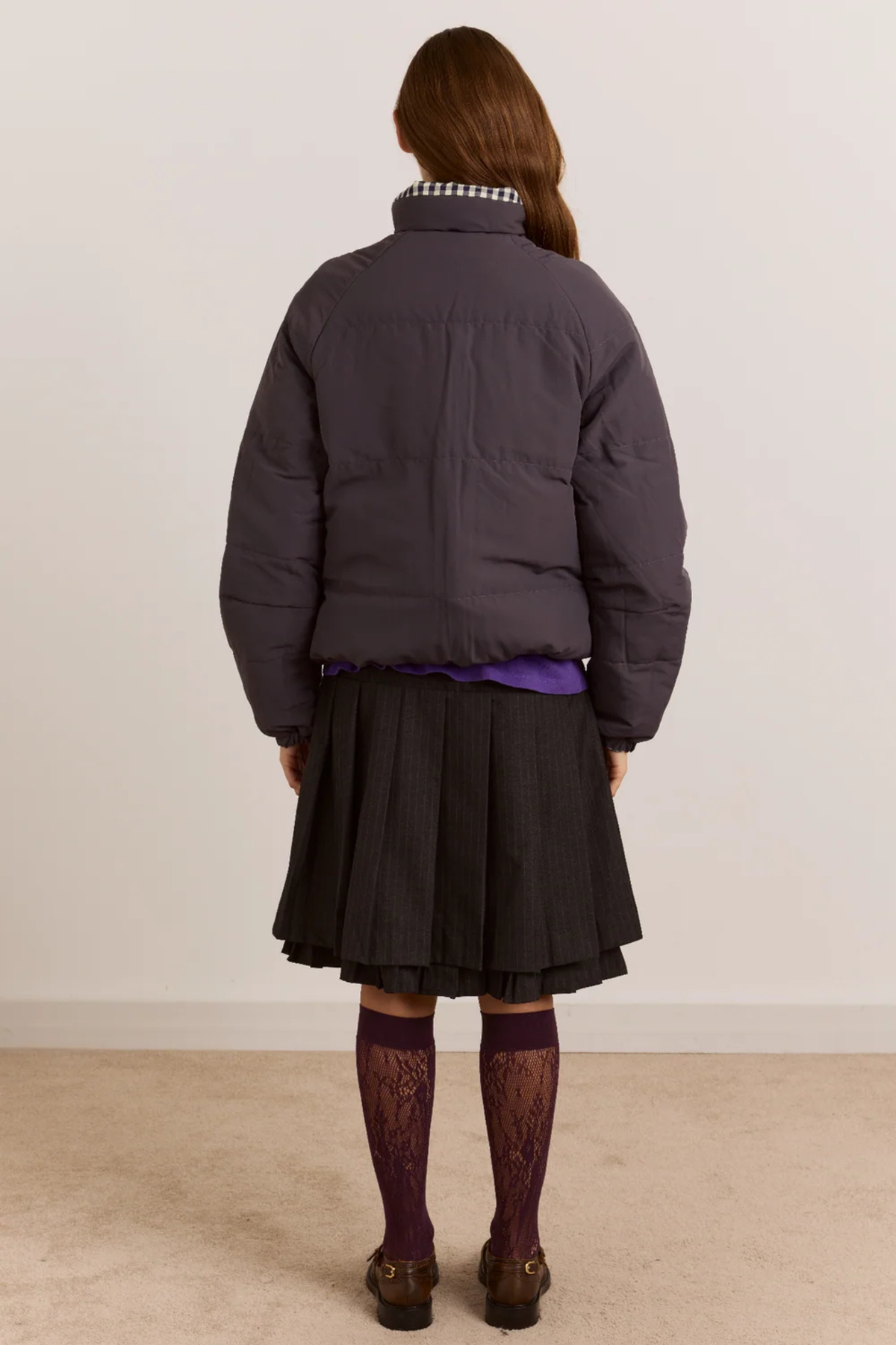 OMKEERBARE OPAL PUFFER - MIX GINGHAM