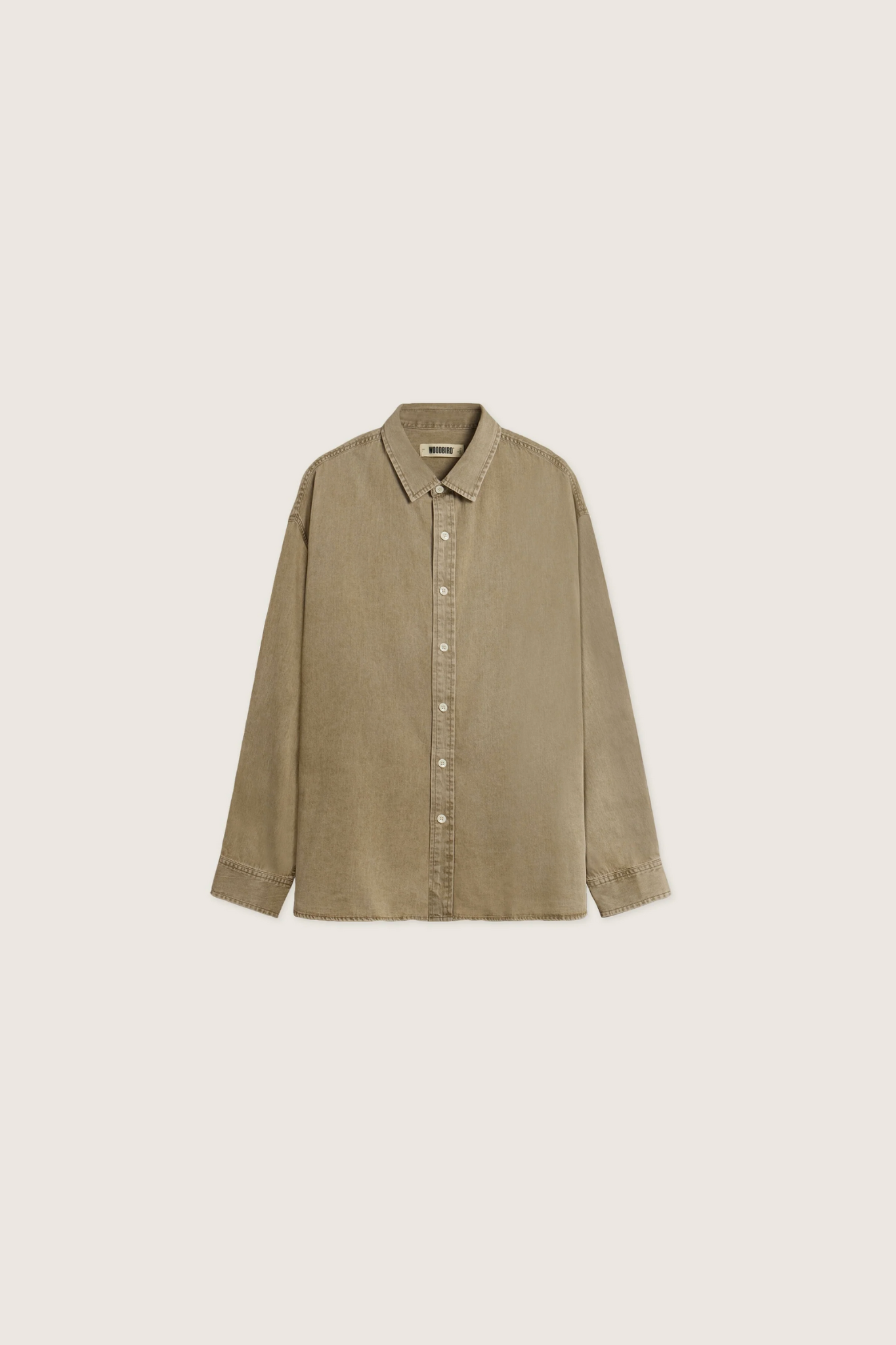JONG WASHED SHIRT - STONE