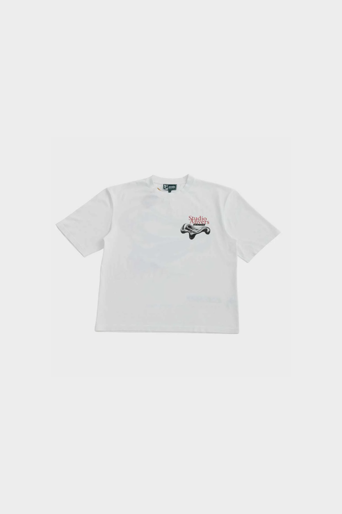 CHROME WAVES T-SHIRT - WHITE
