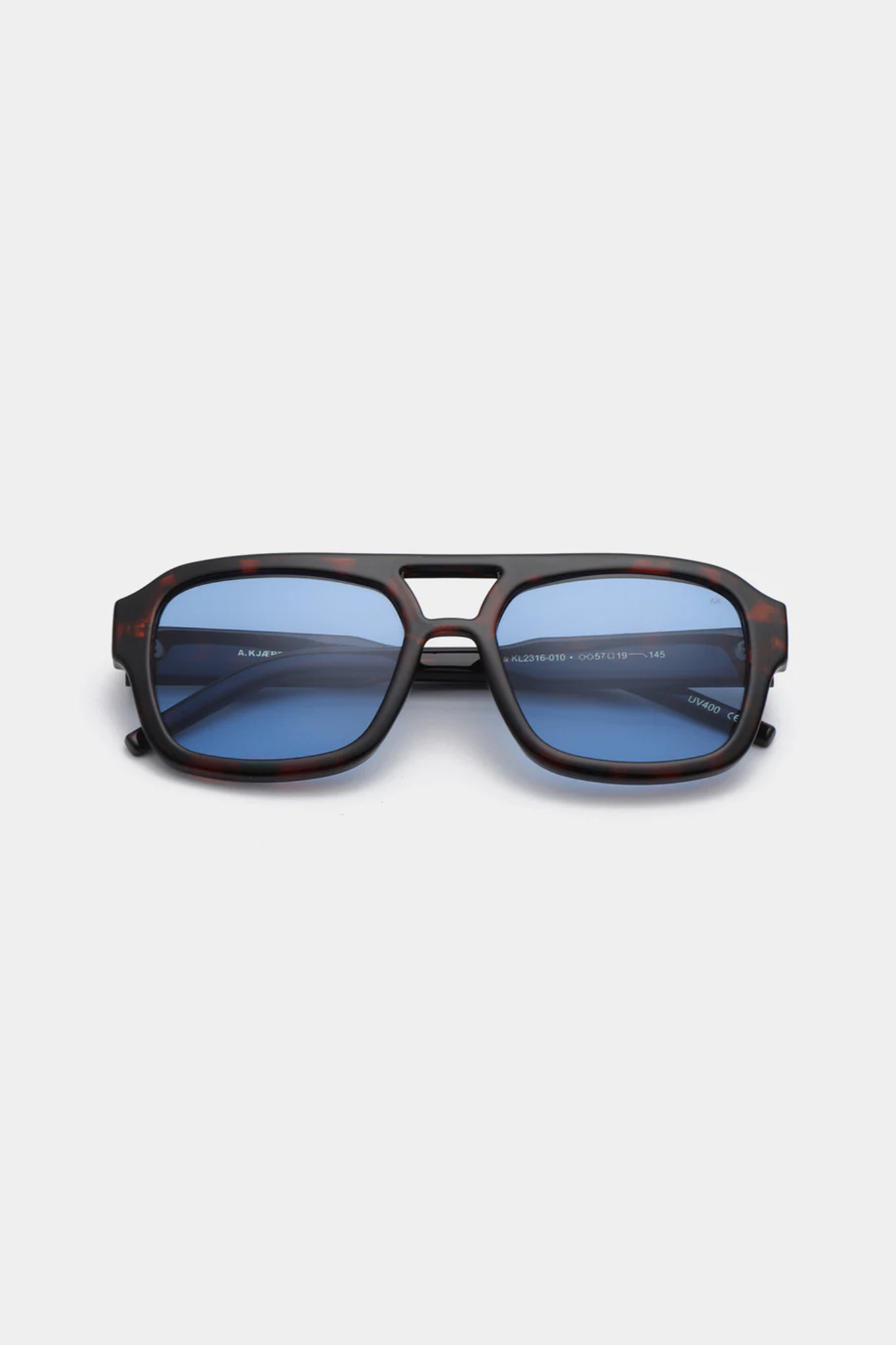 KAYA SUNGLASSES - DEMI TORTOISE (BLUE LENS)