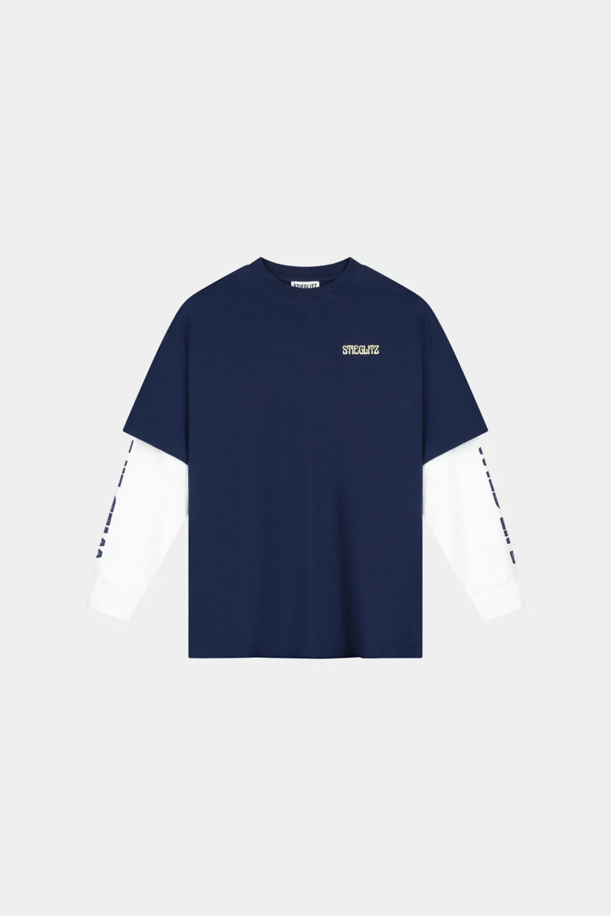 FIORE WIDE SKATE LONGSLEEVE T-SHIRT -  BLUE