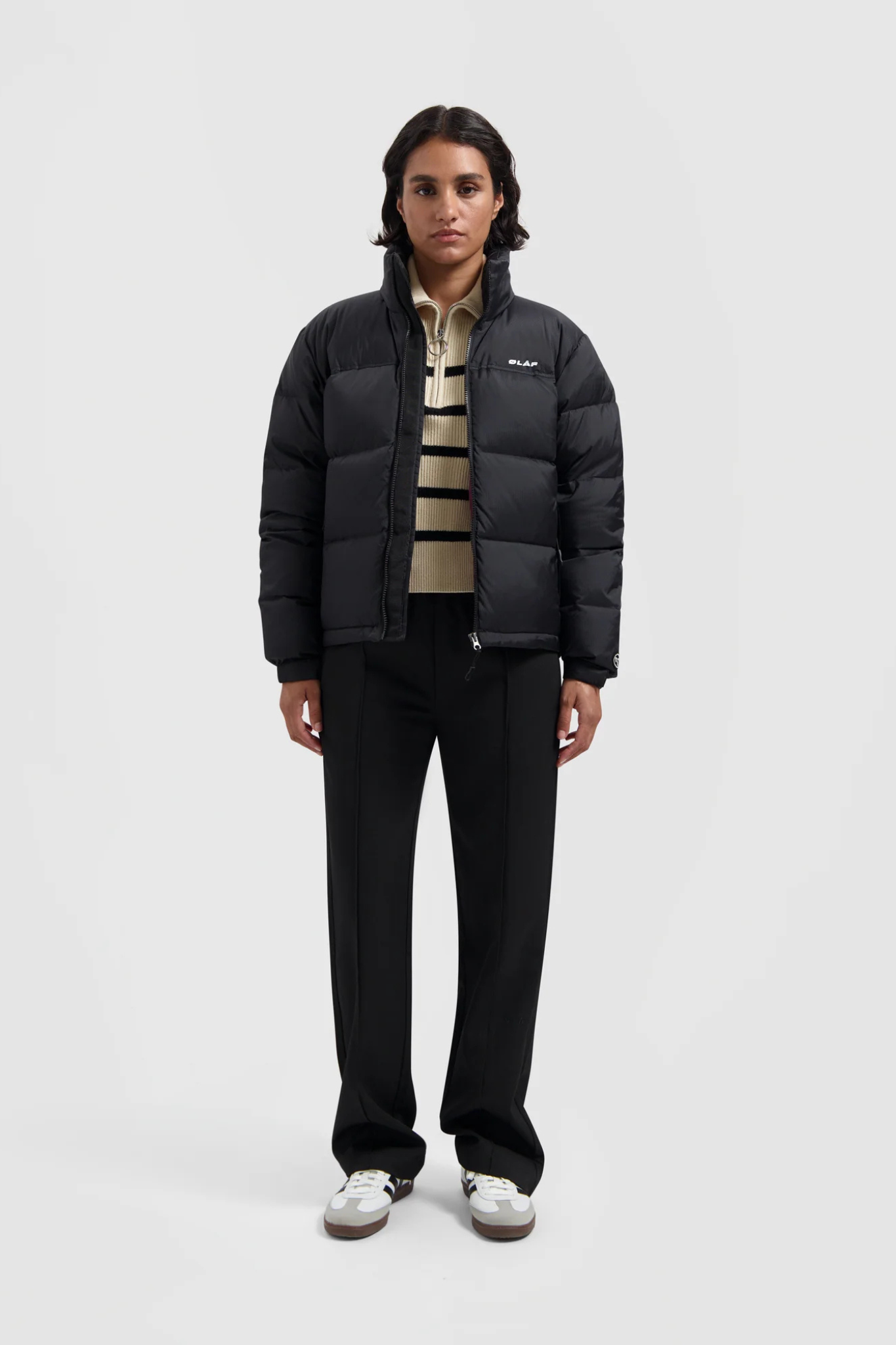 WMN PUFFER JACKET - BLACK