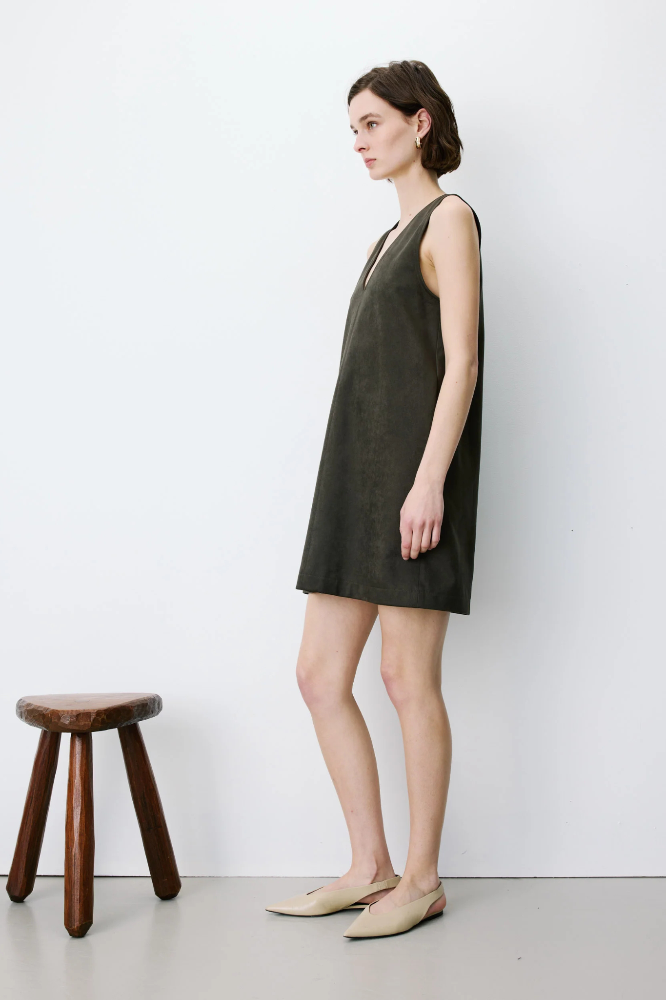 ANAYA DRESS - KHAKI