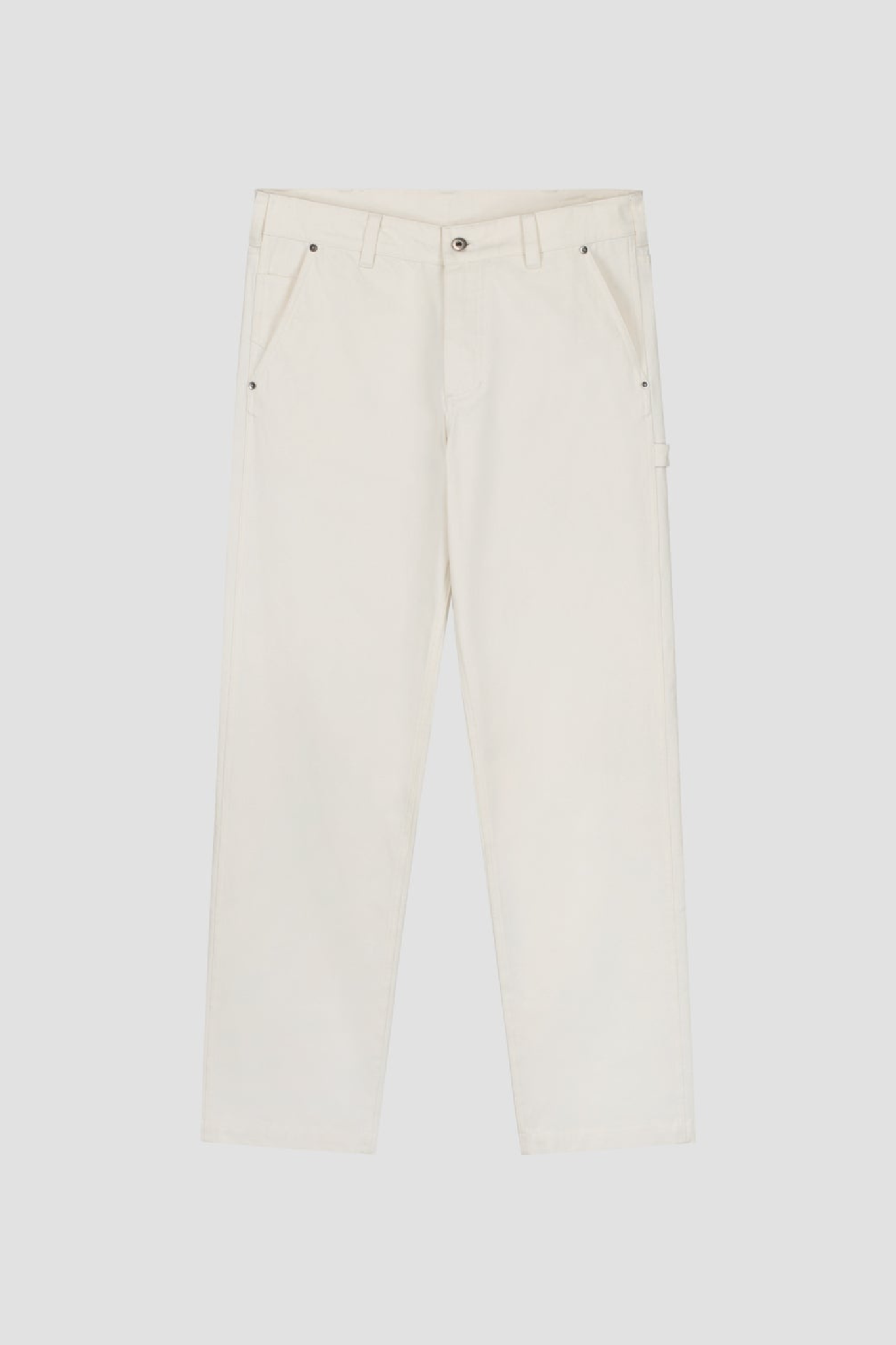 CANVAS PANTS MEN - OFF WHITE