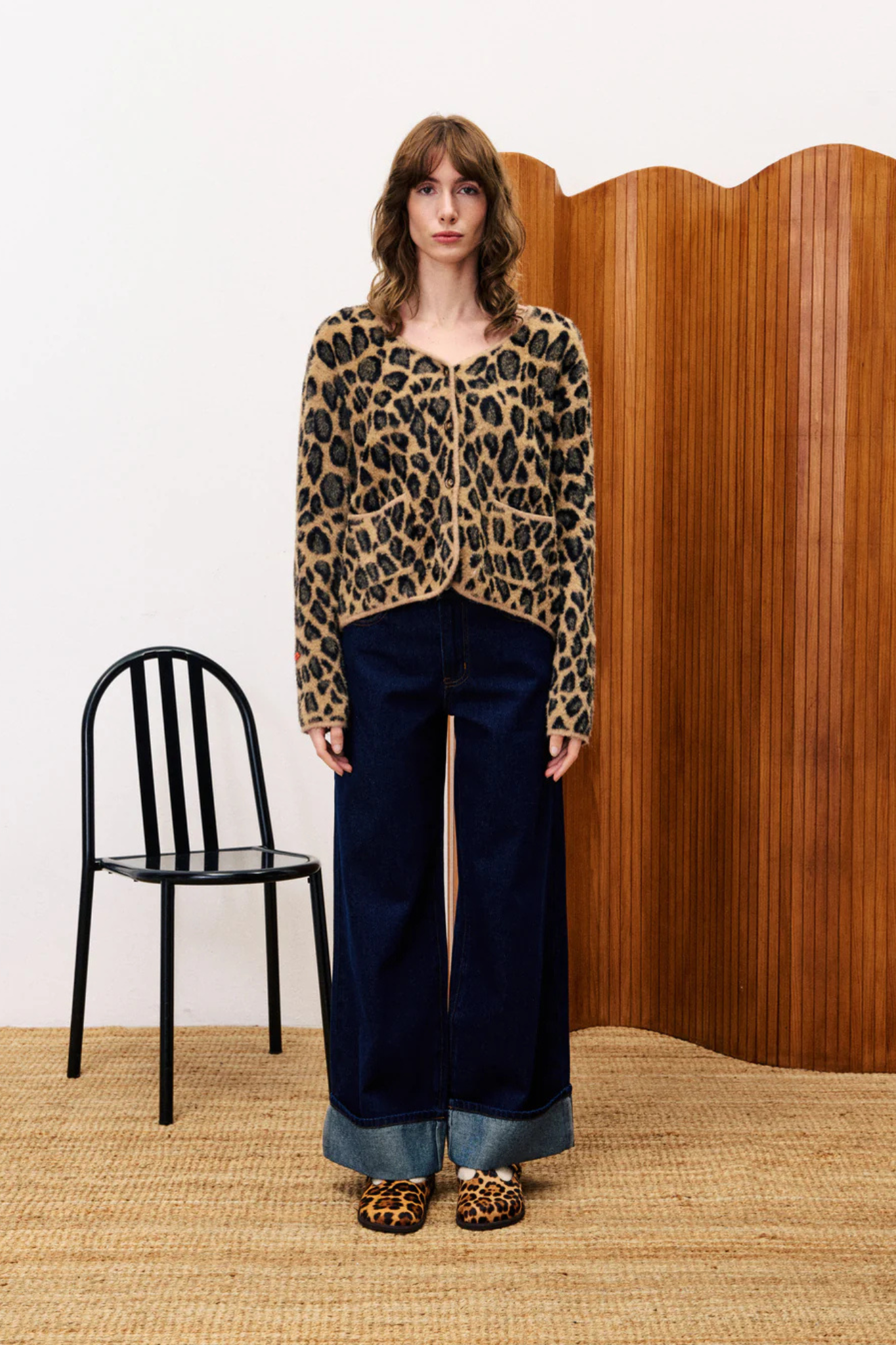 BEGONIA CARDIGAN - LEOPARD