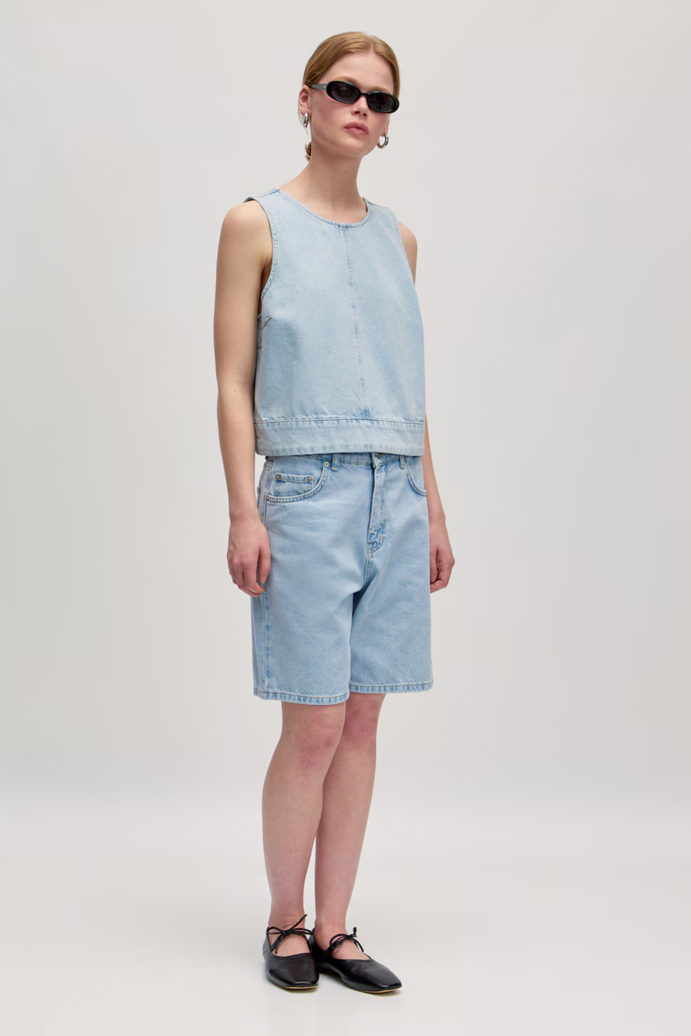 PHOENIX DENIM SHORTS - ULTRA LIGHT BLUE