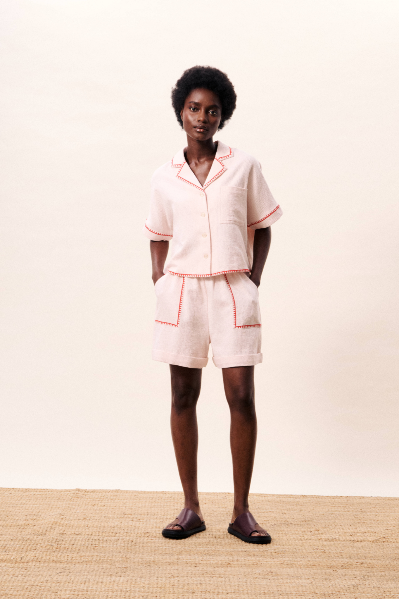 CELESTEA SHORT - PALE PINK