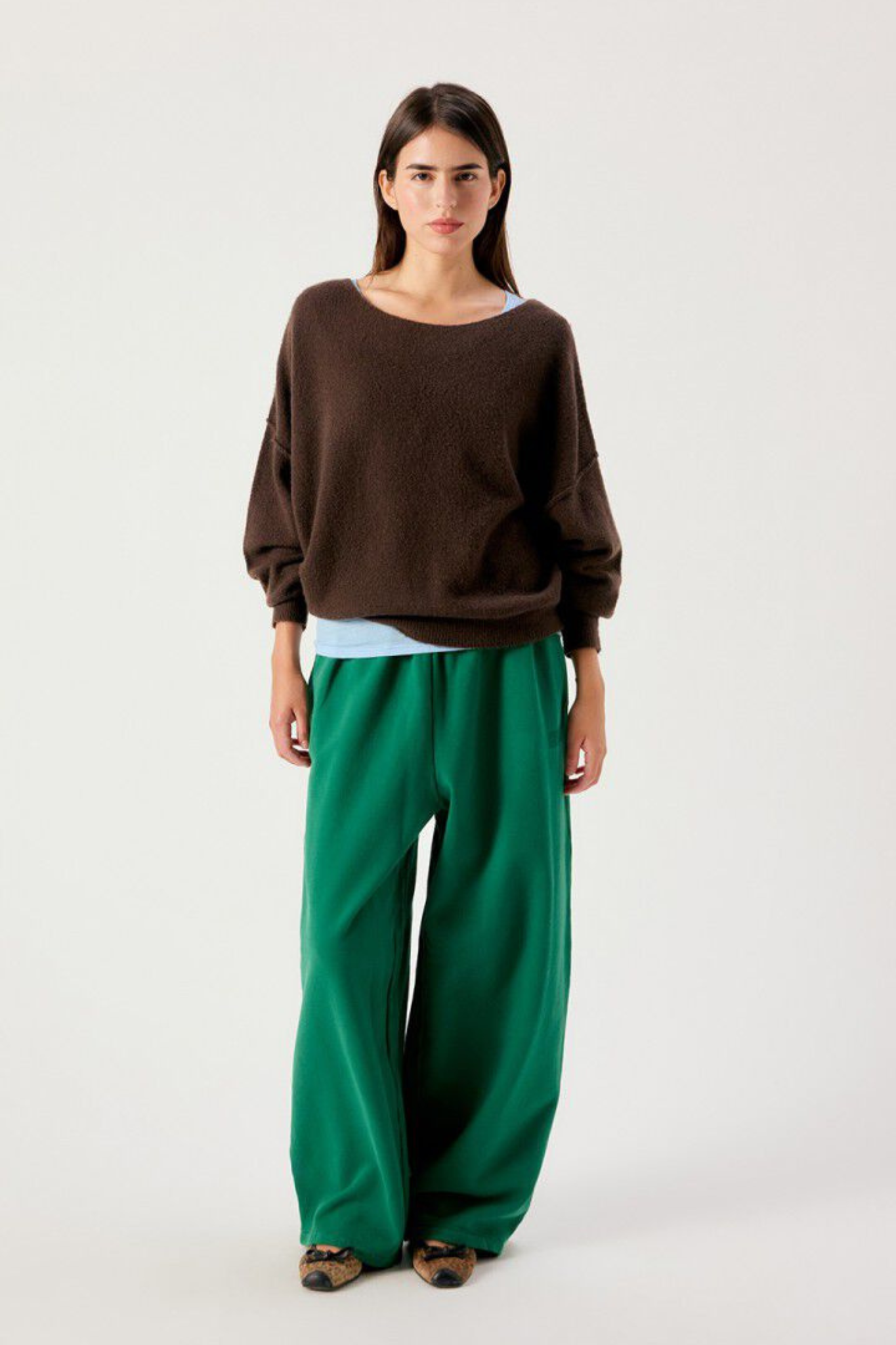DAMSVILLE SWEATER - BROWN MELANGE