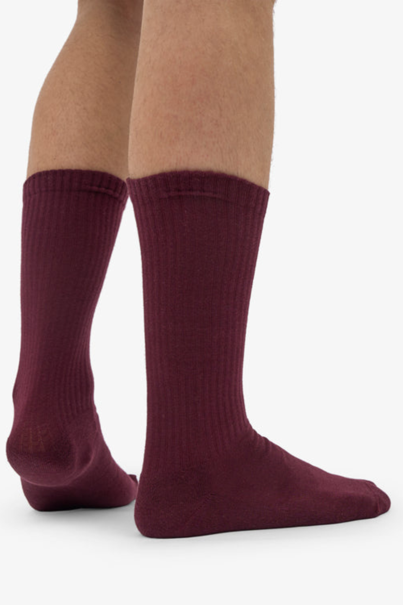 ORGANIC ACTIVE SOCK - OXBLOOD RED