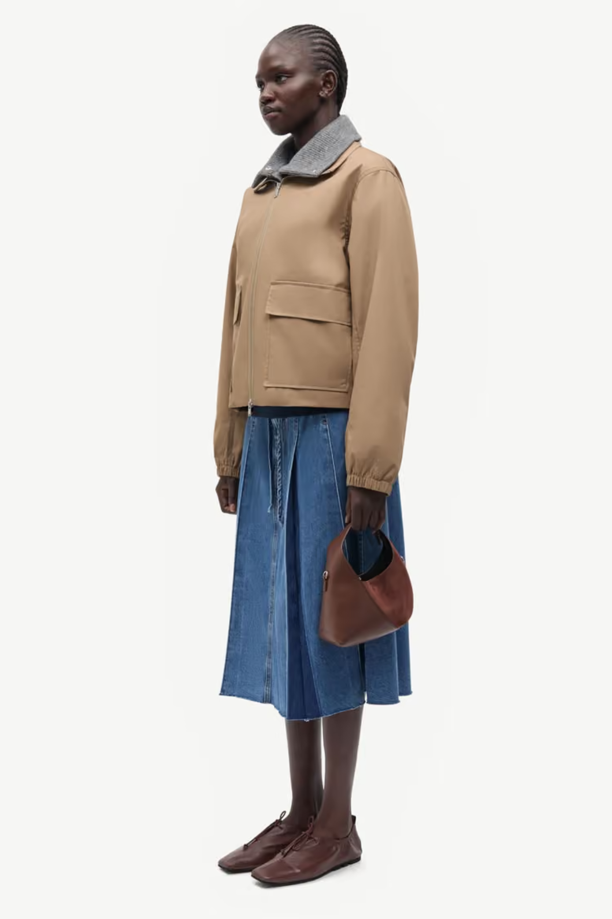 BIANCO JACKET - LEAD GREY
