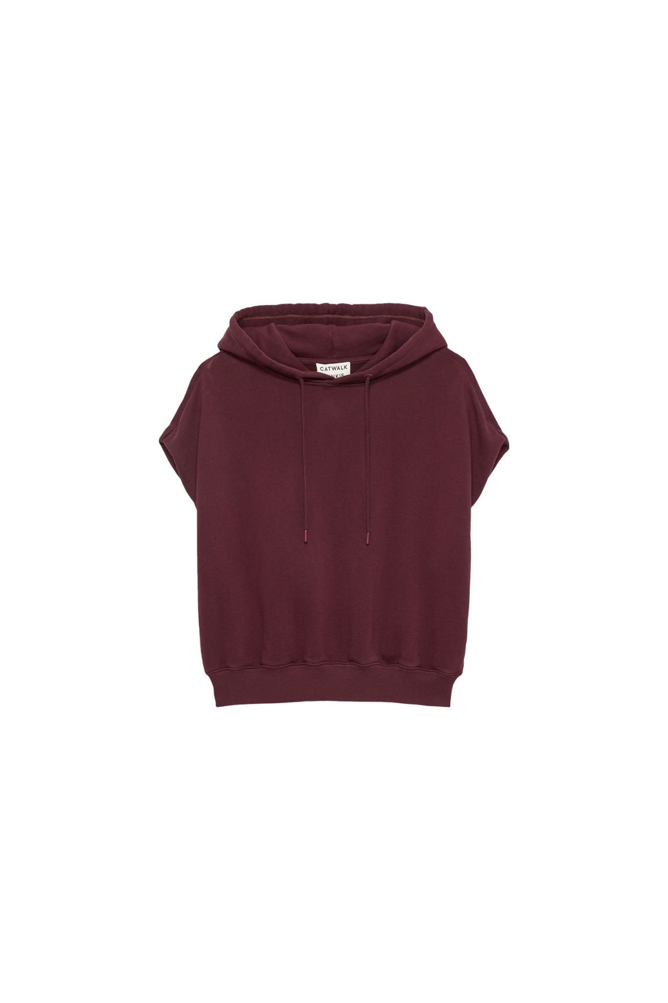 SLEEVELESS SWEATER WITH HOODIE - WINETASTING