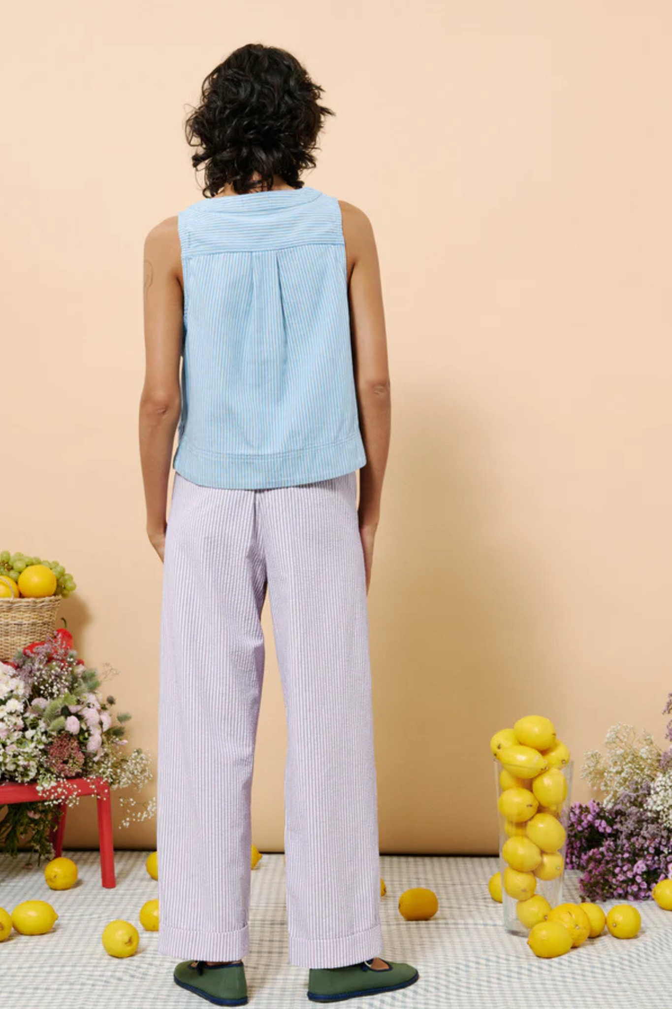 COLZA GILET - BLUE CLAIR