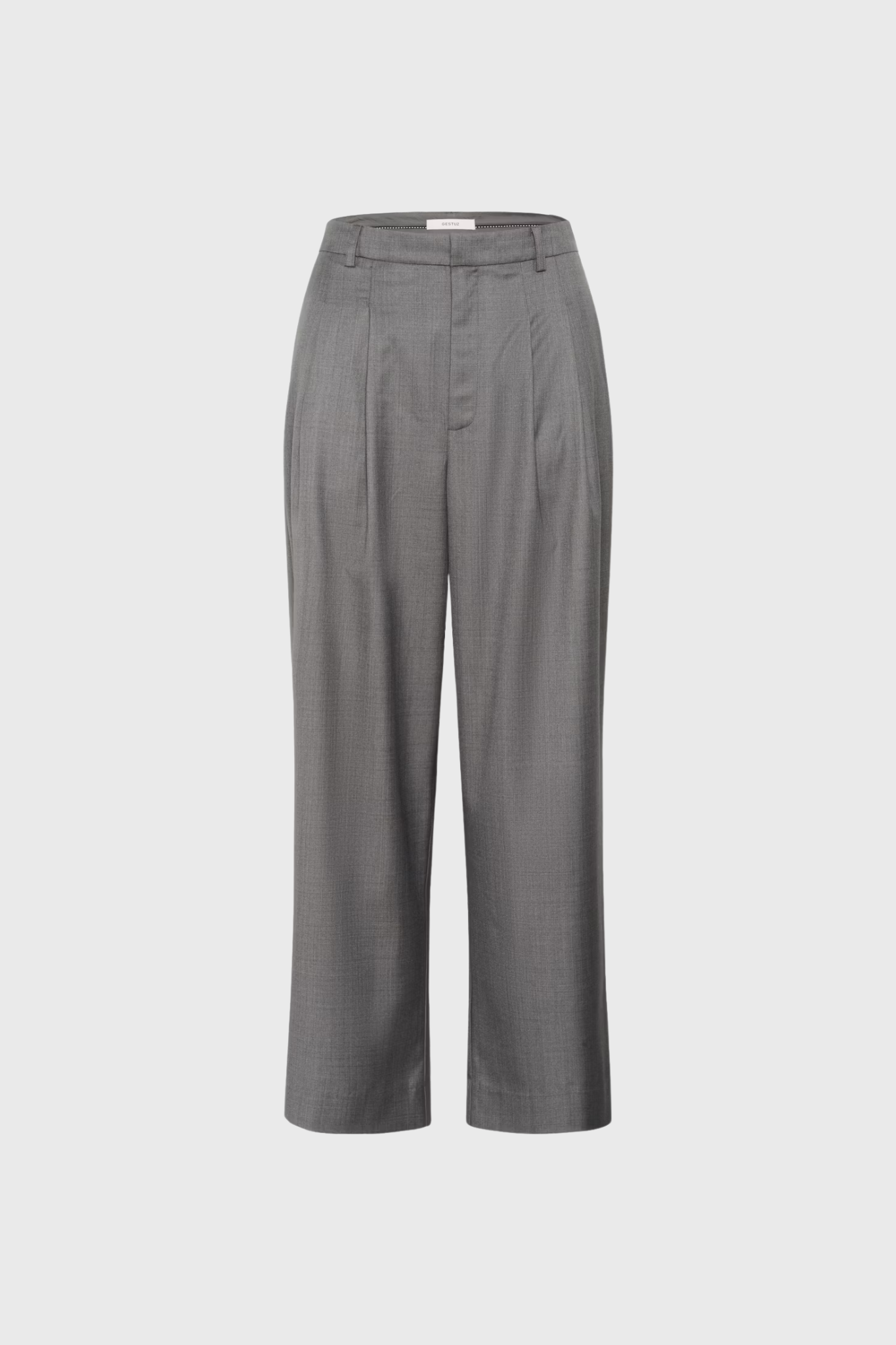 ZEFFY HW PANTS - DARK GREY MELANGE