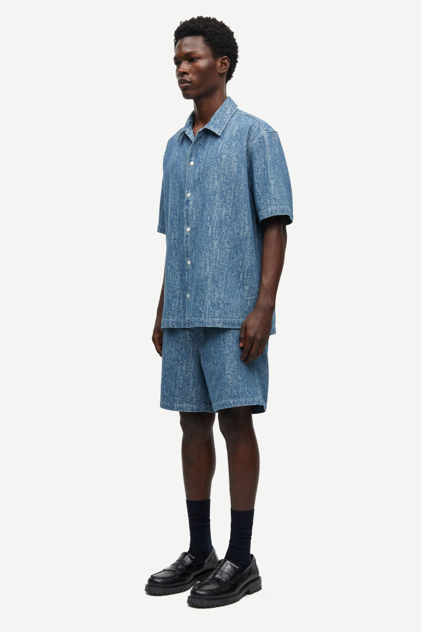 SAAYO X SHIRT 15240 - WASHED DENIM