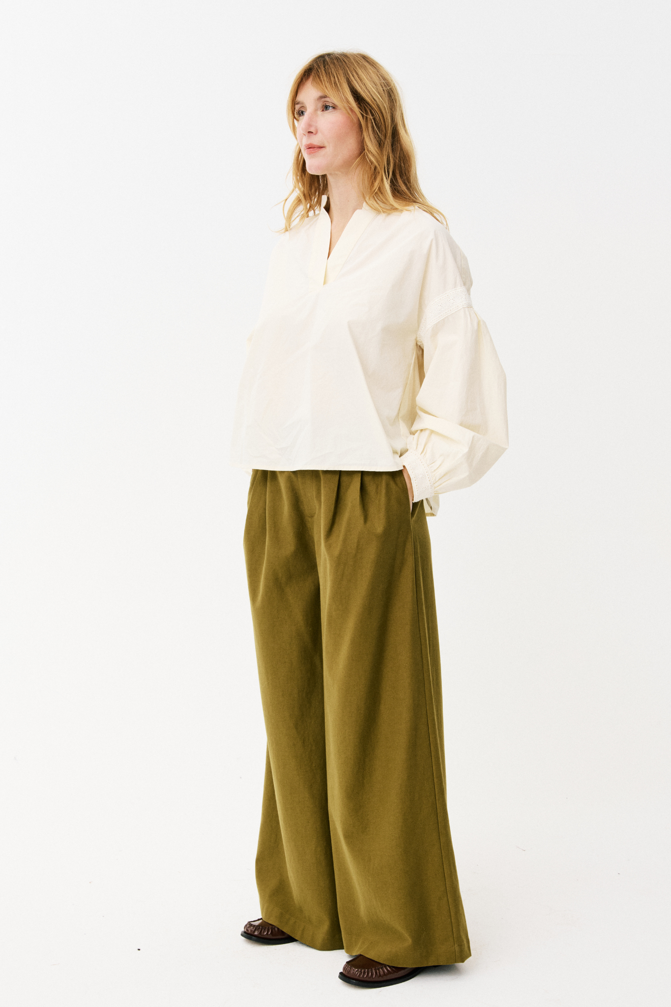 PHYBIE PANTS - KHAKI