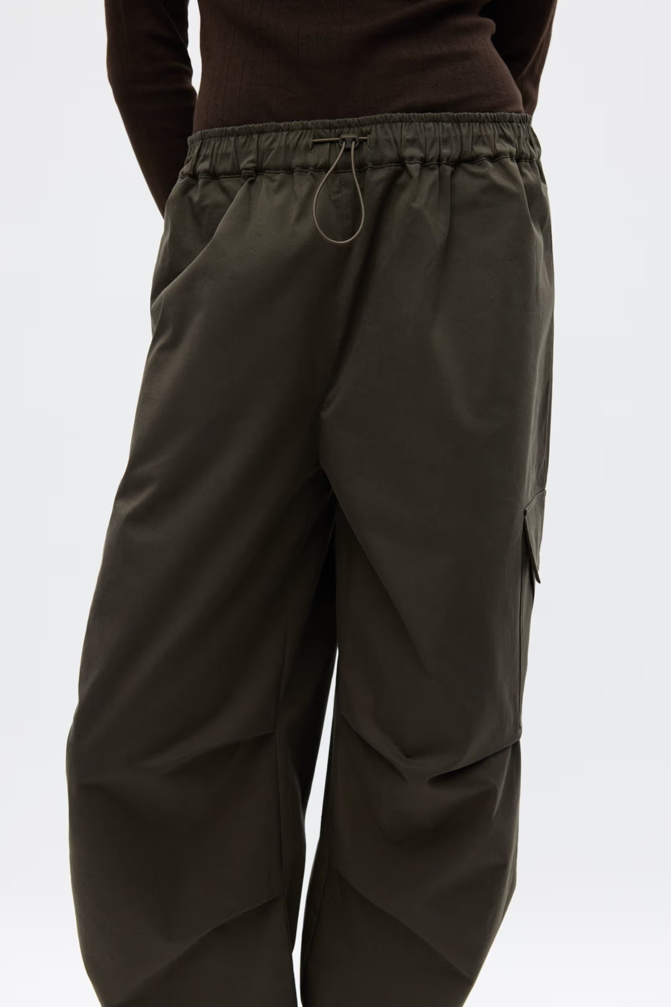 BEL PANTS - WASHED DARK OLIVE